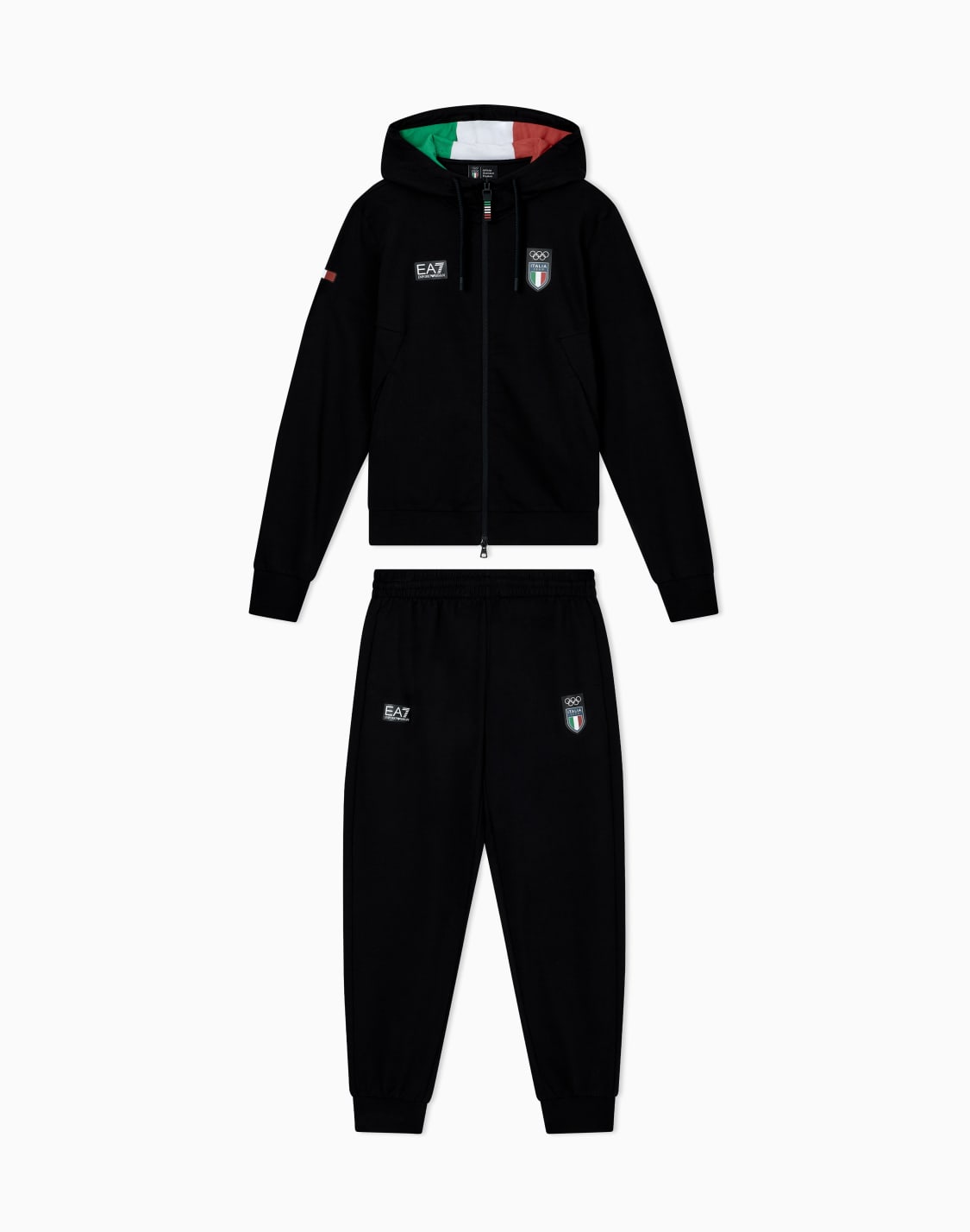 italia-team-milano-cortina-2026-tuta-in-cotone-nero--ea7