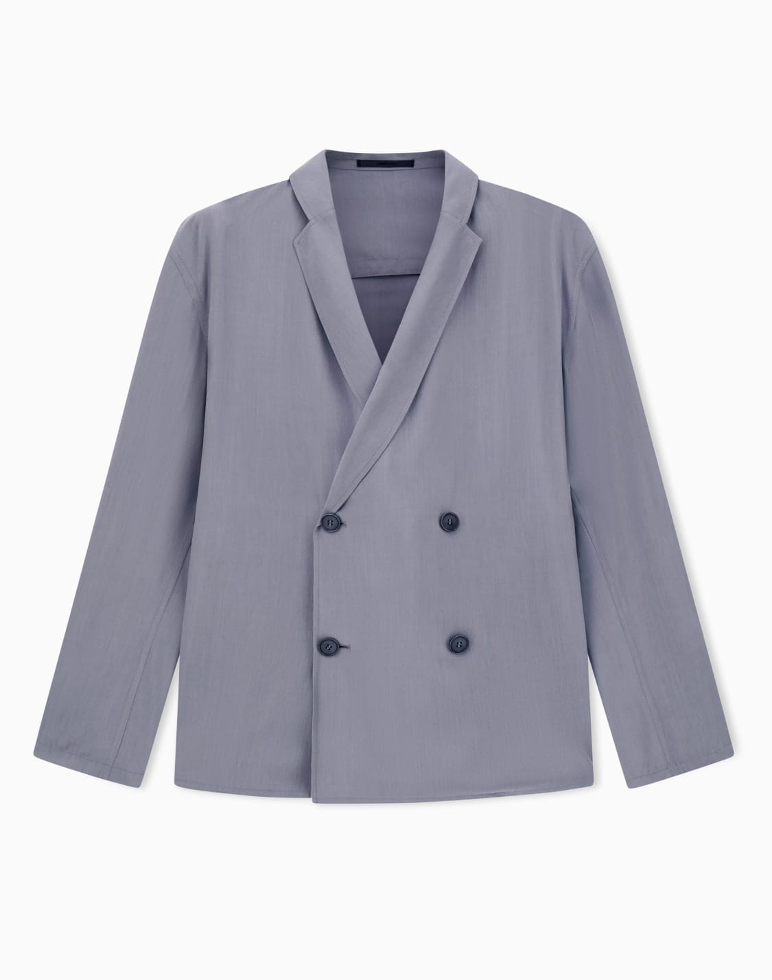 giacca-doppiopetto-in-popeline-di-seta-e-lino-grigio--giorgio-armani