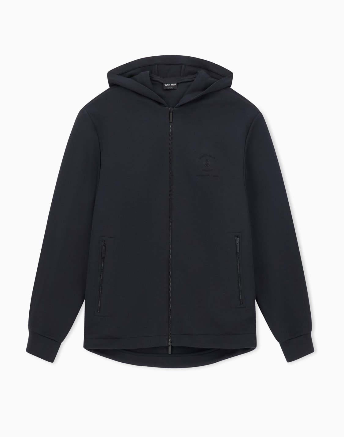 sweat-shirts-faon-cardigan-gris--giorgio-armani