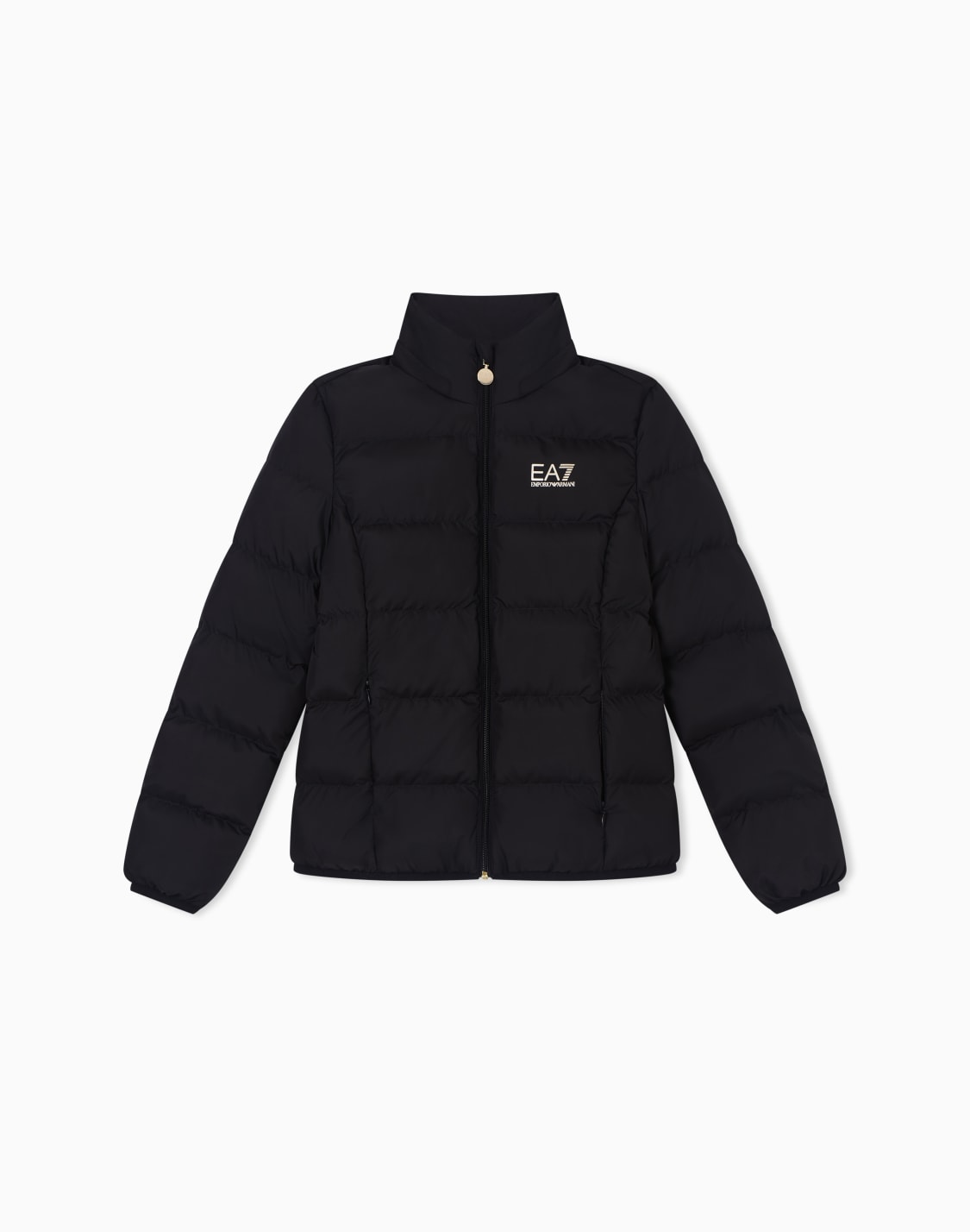 logo-series-girl-padded-hooded-jacket-black--ea7