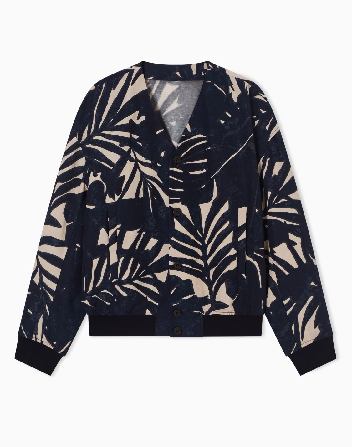 cotton-and-linen-blouson-patterned--emporio-armani