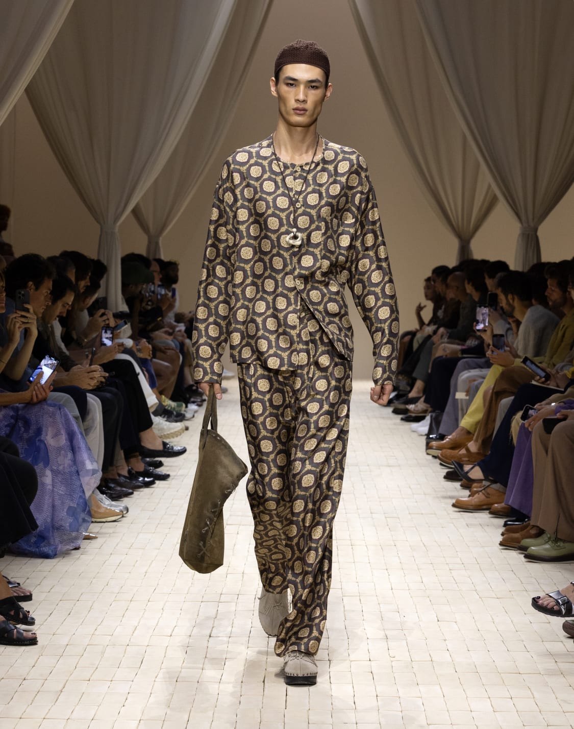 medallion-print-silk-jacket-beige--emporio-armani