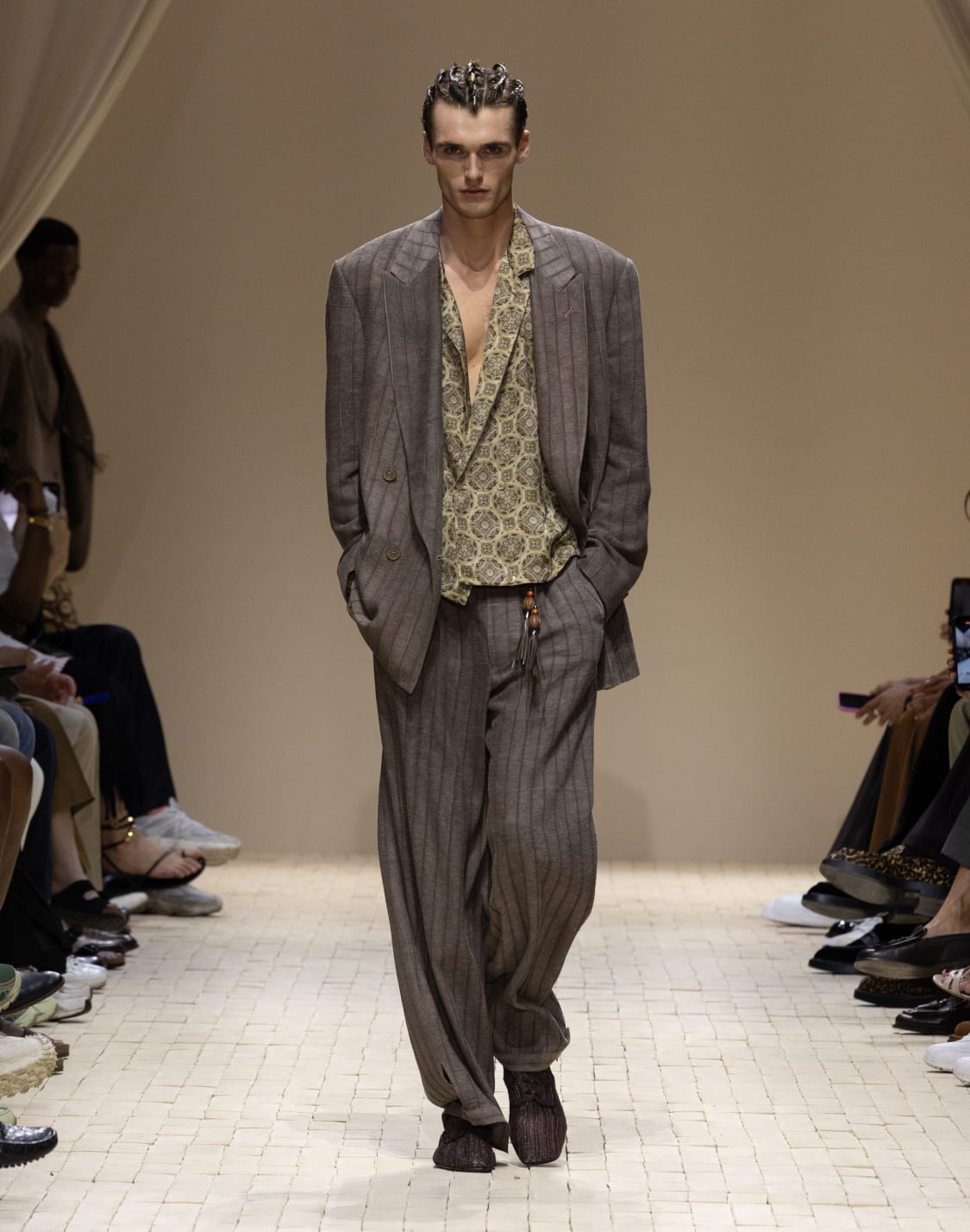double-breasted-jacket-in-cold-dyed-cannet-fabric-brown--emporio-armani