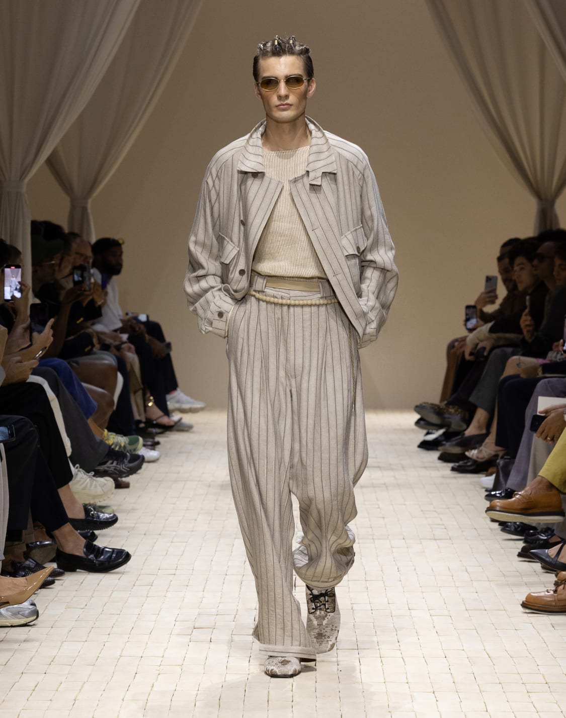 blouson-in-cold-dyed-cannet-fabric-beige--emporio-armani