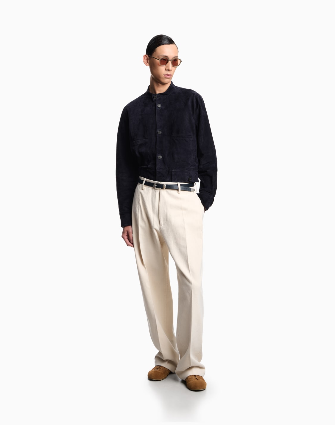 cotton-bull-trousers-with-pleats-beige--emporio-armani