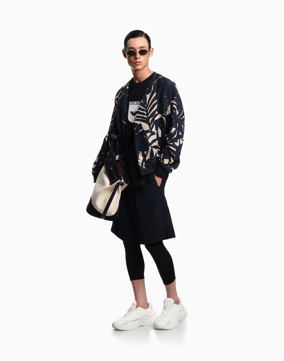 cotton-and-linen-blouson-patterned--emporio-armani