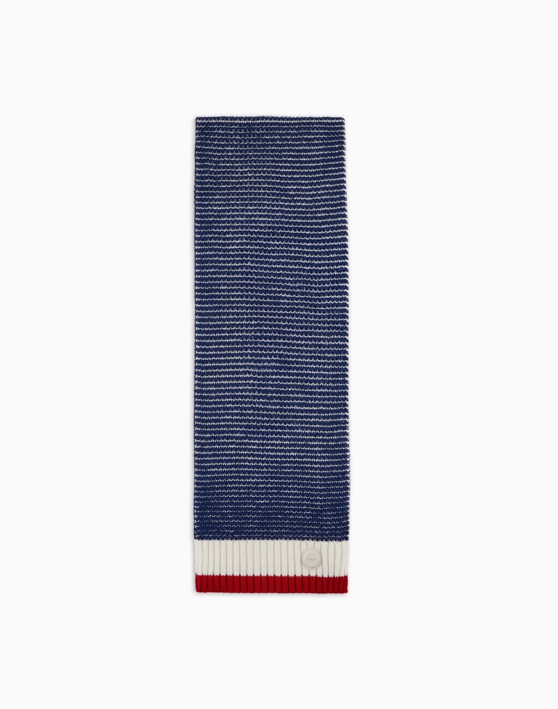 charpe-en-mlange-de-laine-en-points-mlangs-bleu--emporio-armani