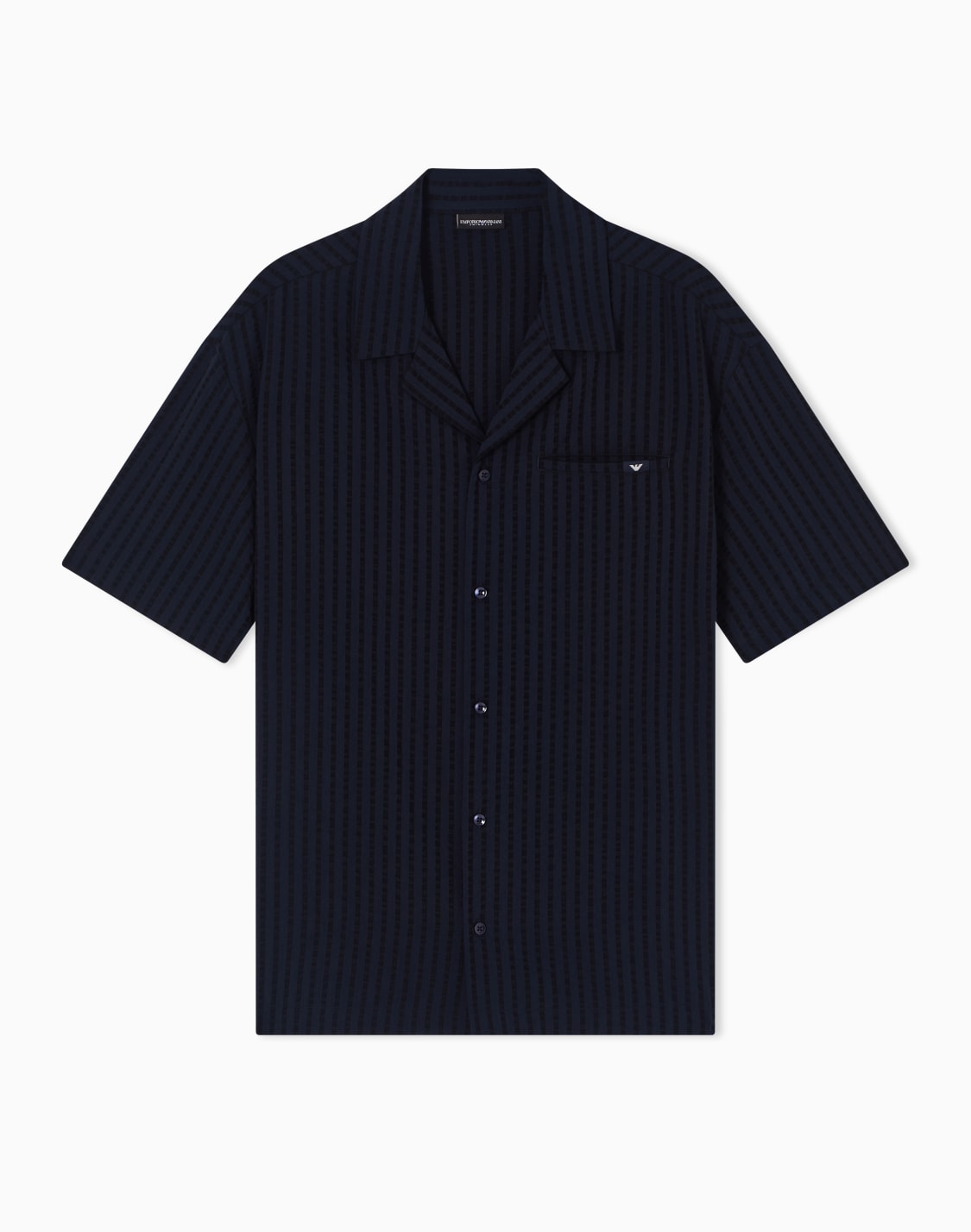 beachwear-shirt-in-lyocell-blend-seersucker-navy-blue--emporio-armani