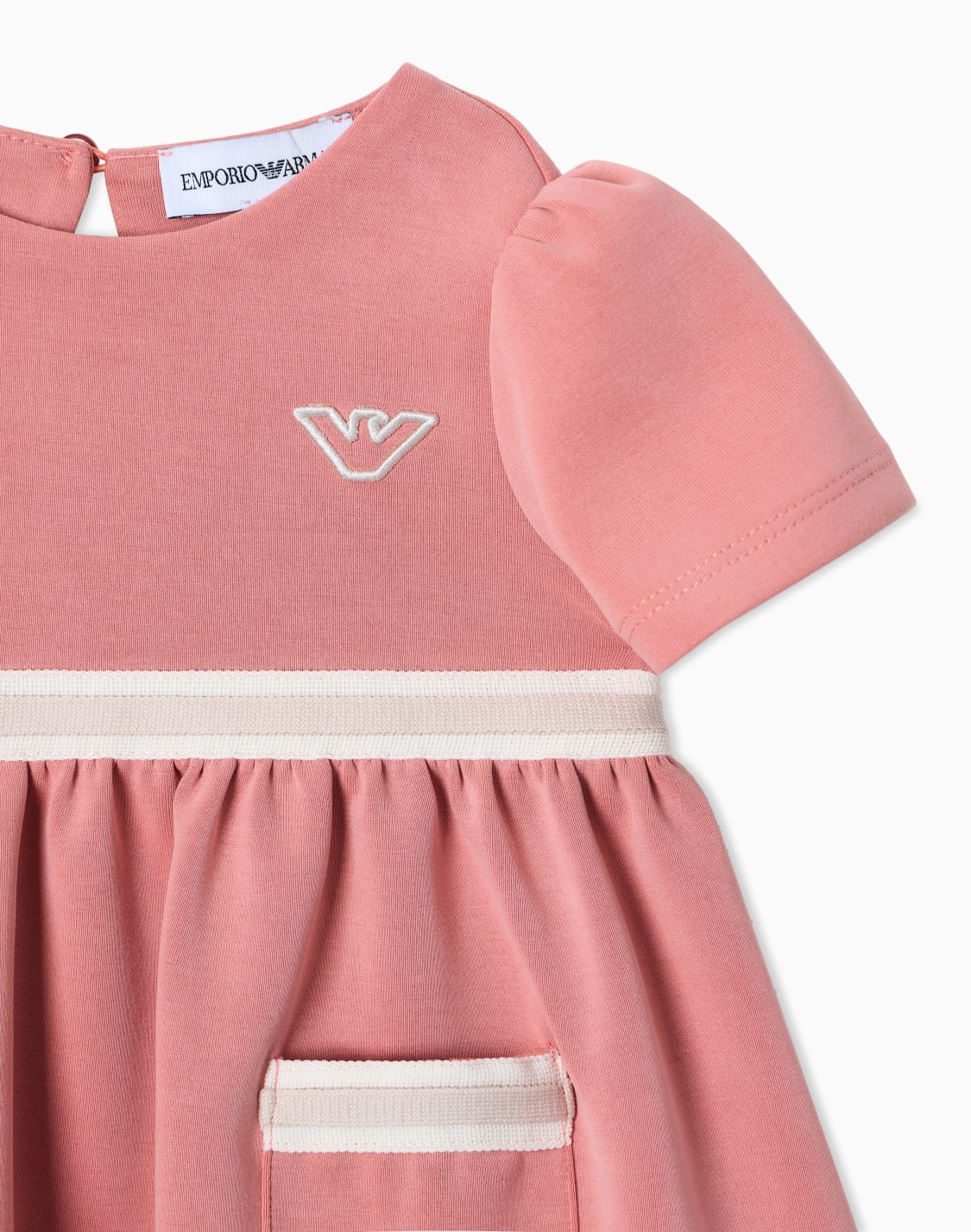 flared-cupro-dress-ピンク--emporio-armani