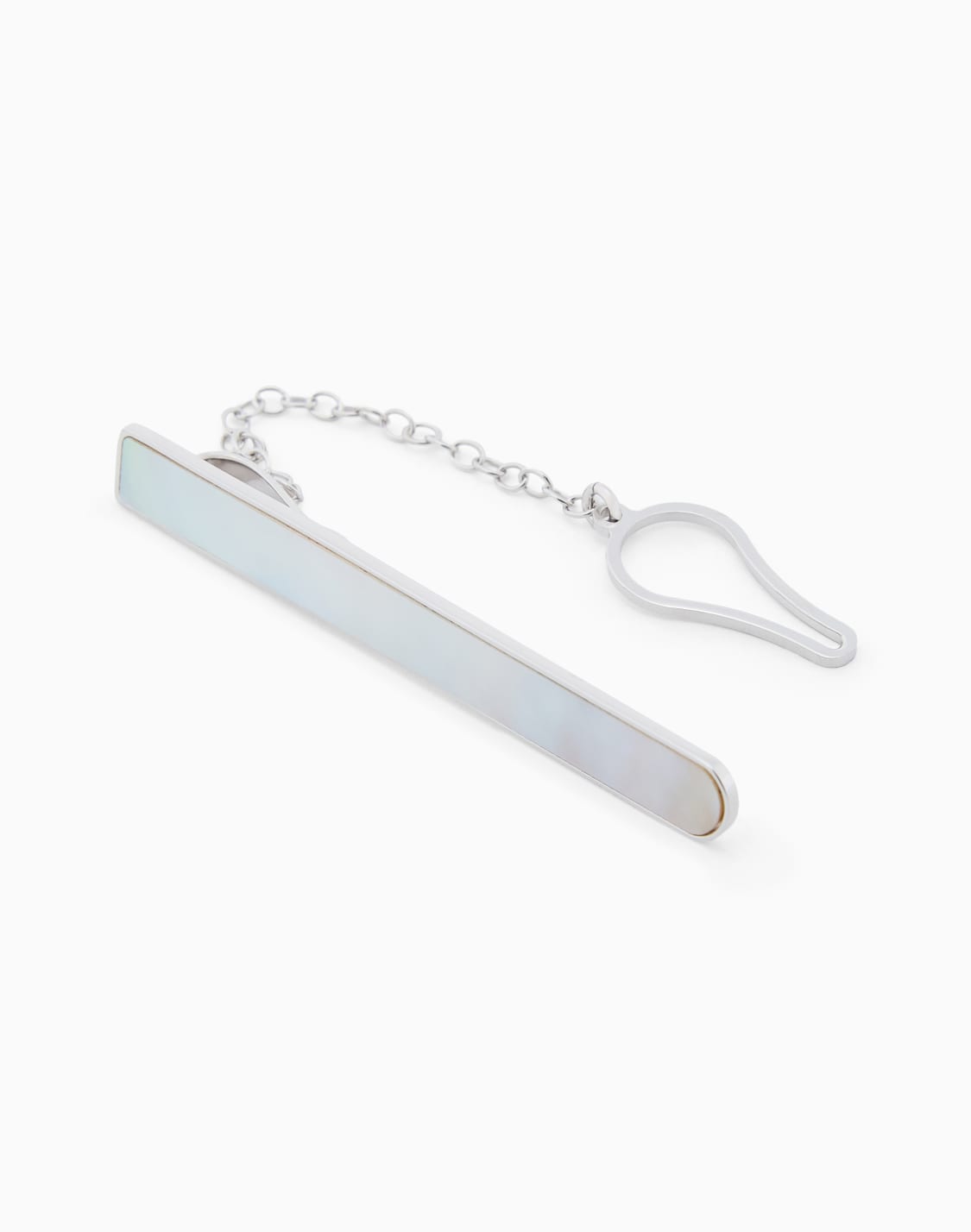 ネクタイピン-スタリングシルバ-ホワイト--giorgio-armani