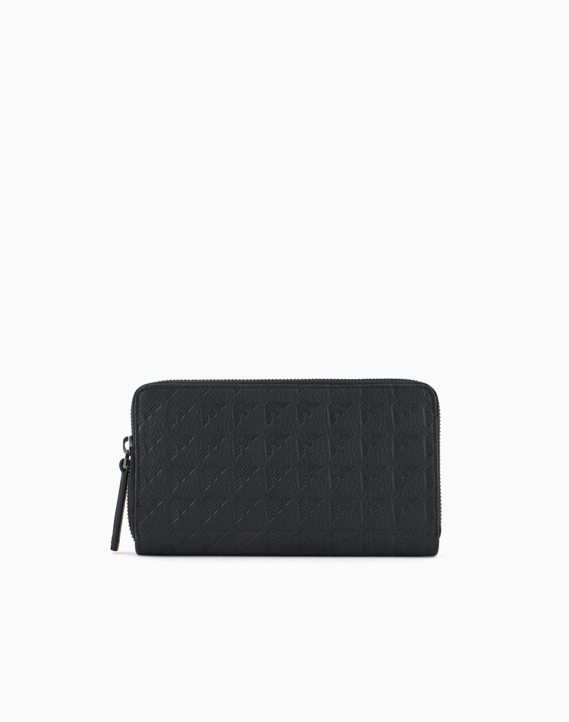 cartera-con-cremallera-perimetral-de-piel-con-motivo-integral-de-guila-en-relieve-negro--emporio-armani