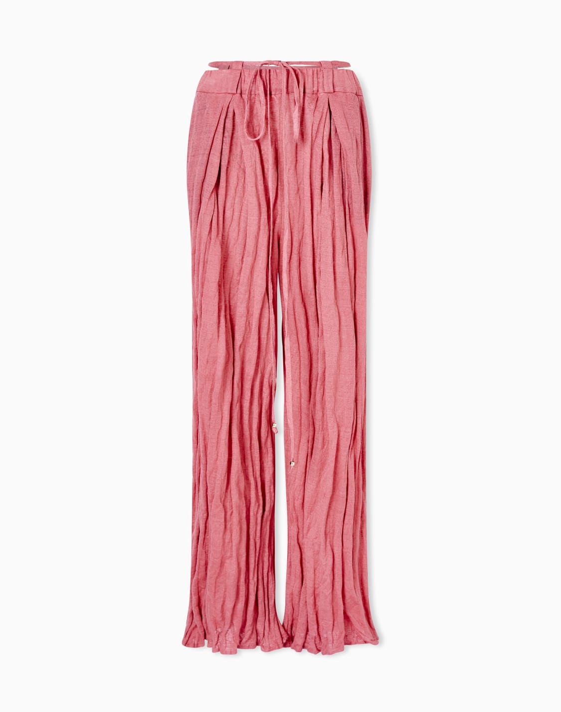 crushed-effect-linen-jersey-trousers-pink--giorgio-armani