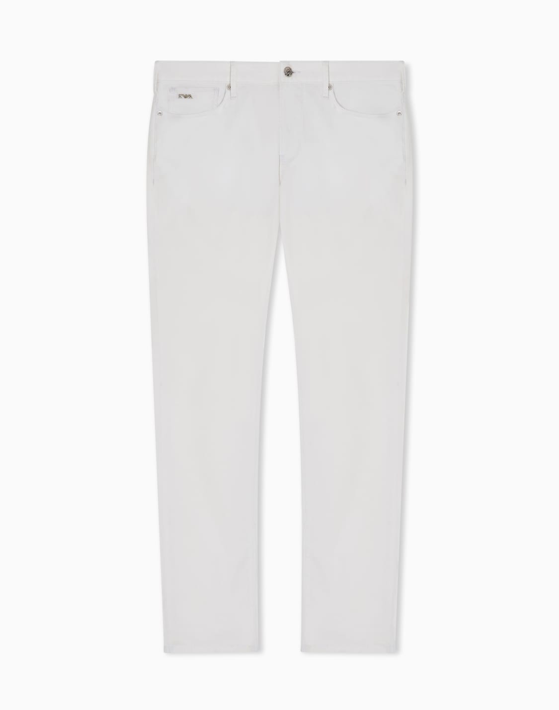 pantalon-j06-coupe-slim-en-toile-stretch-blanc--emporio-armani