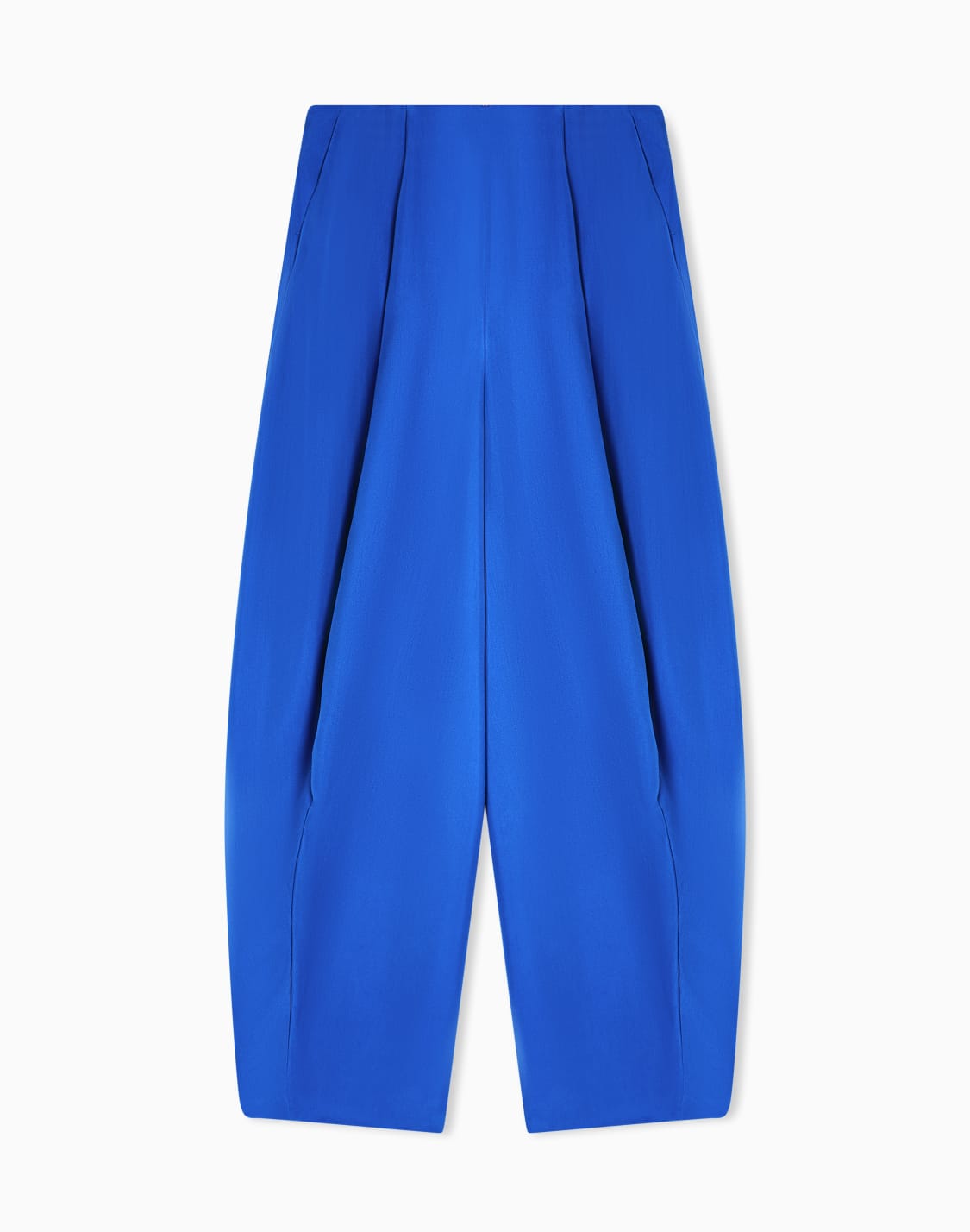 パンツ-ウォッシュドシルク-ブル--giorgio-armani