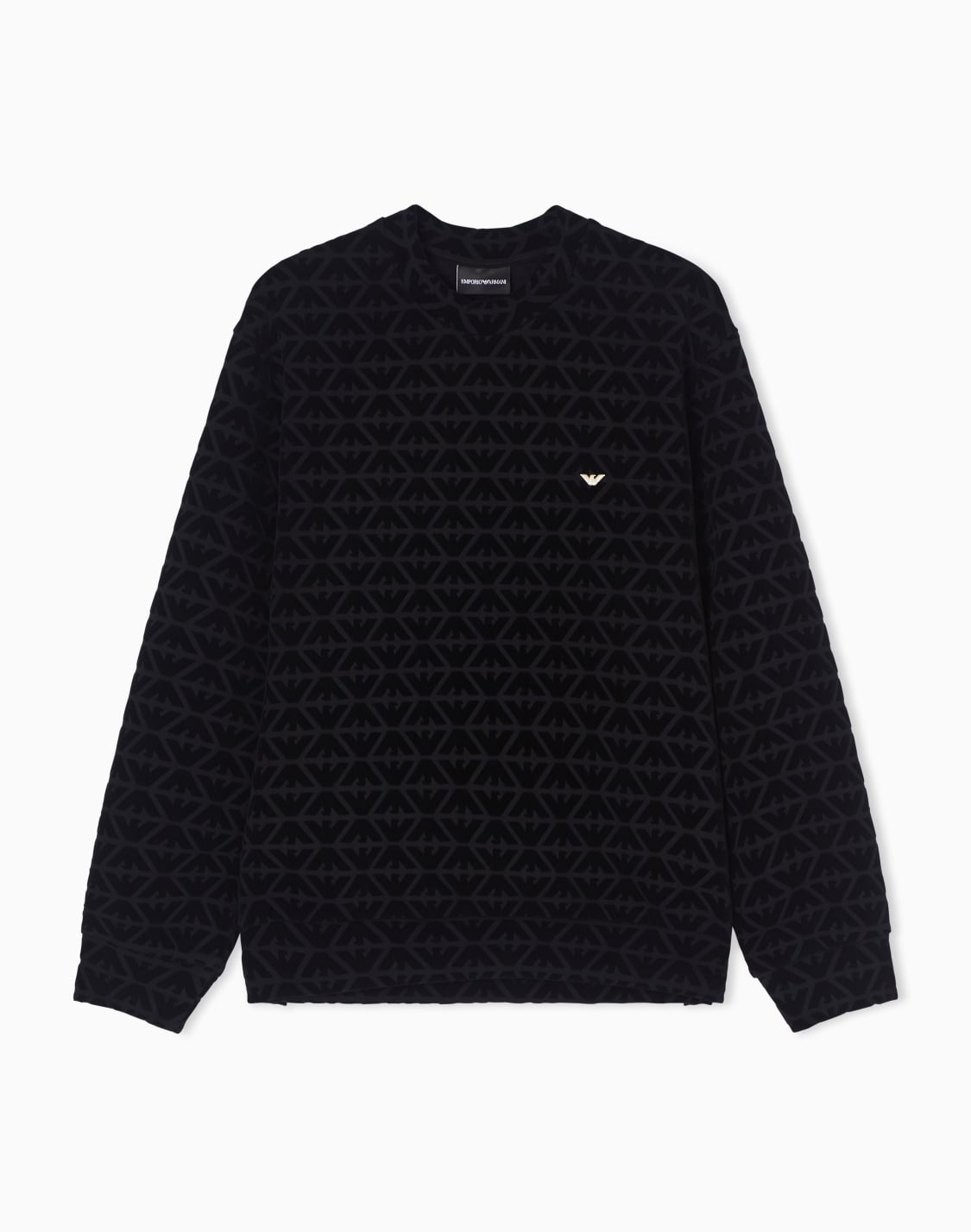 lunar-new-year-all-over-flock-eagle-double-jersey-sweatshirt-black--emporio-armani