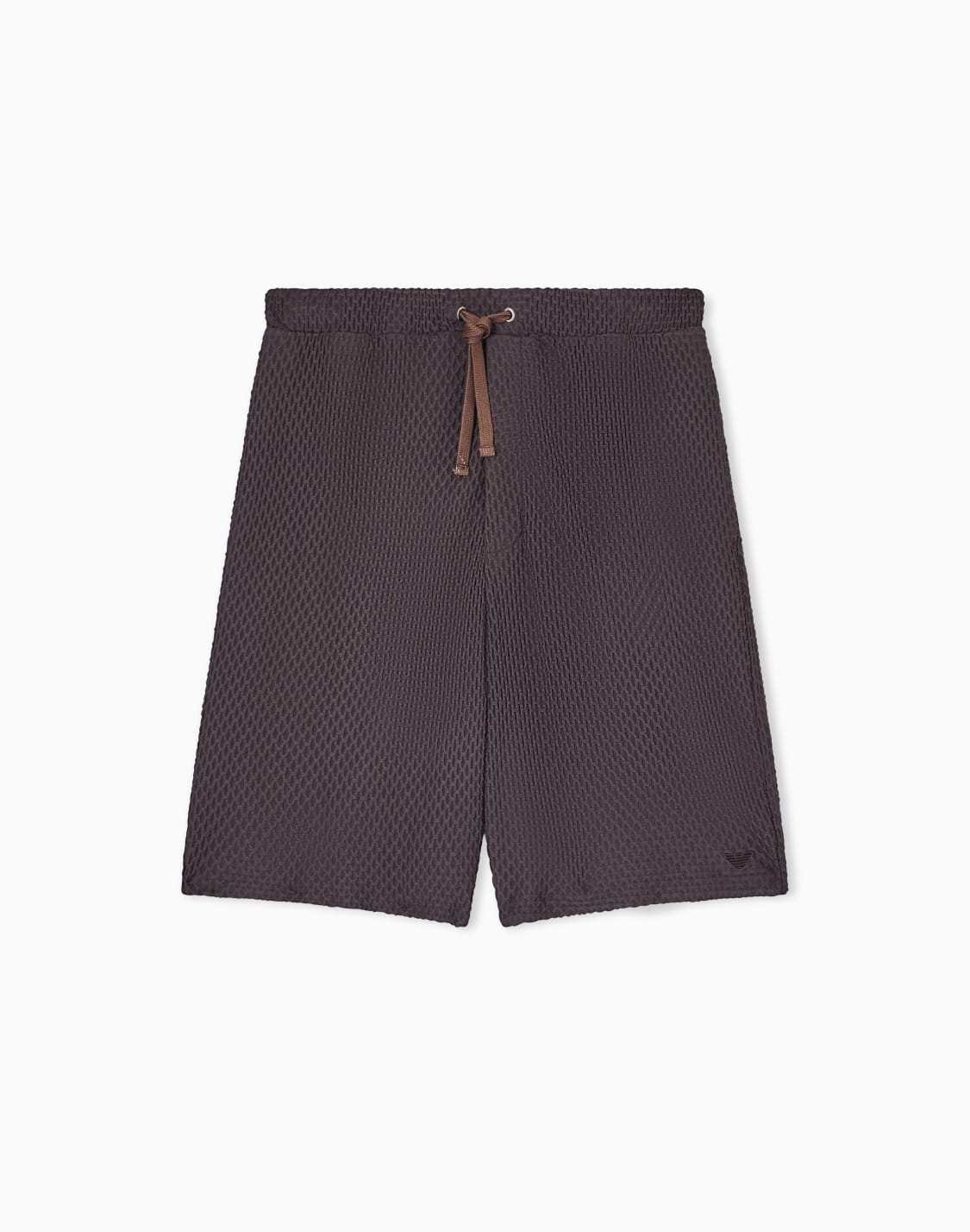 엠보싱-투웨이-스트레치-저지-버뮤다-쇼츠-브라운--emporio-armani