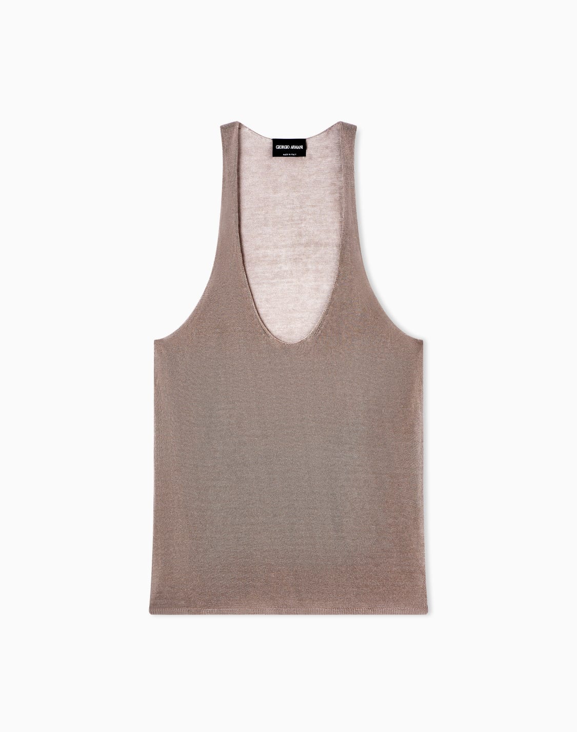 top-de-lrex-de-viscosa-marrn--giorgio-armani