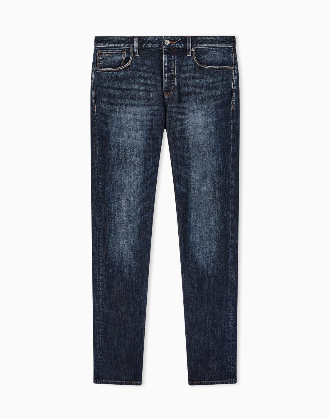 vaqueros-j75-slim-fit-en-denim-comfort-elstico-de-86-oz-lavado-a-la-piedra-azul--emporio-armani
