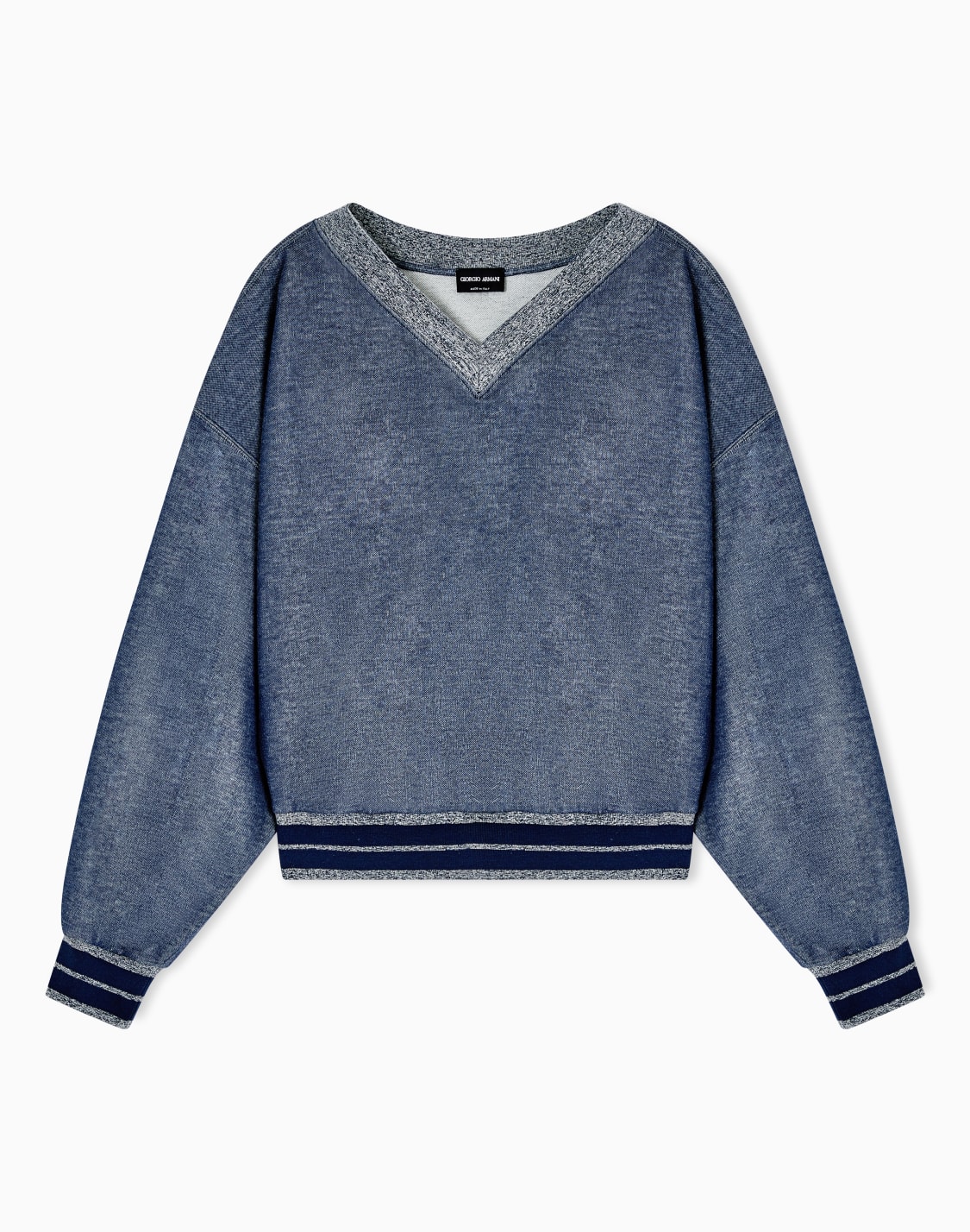 sweatshirts-without-hood-blue--giorgio-armani