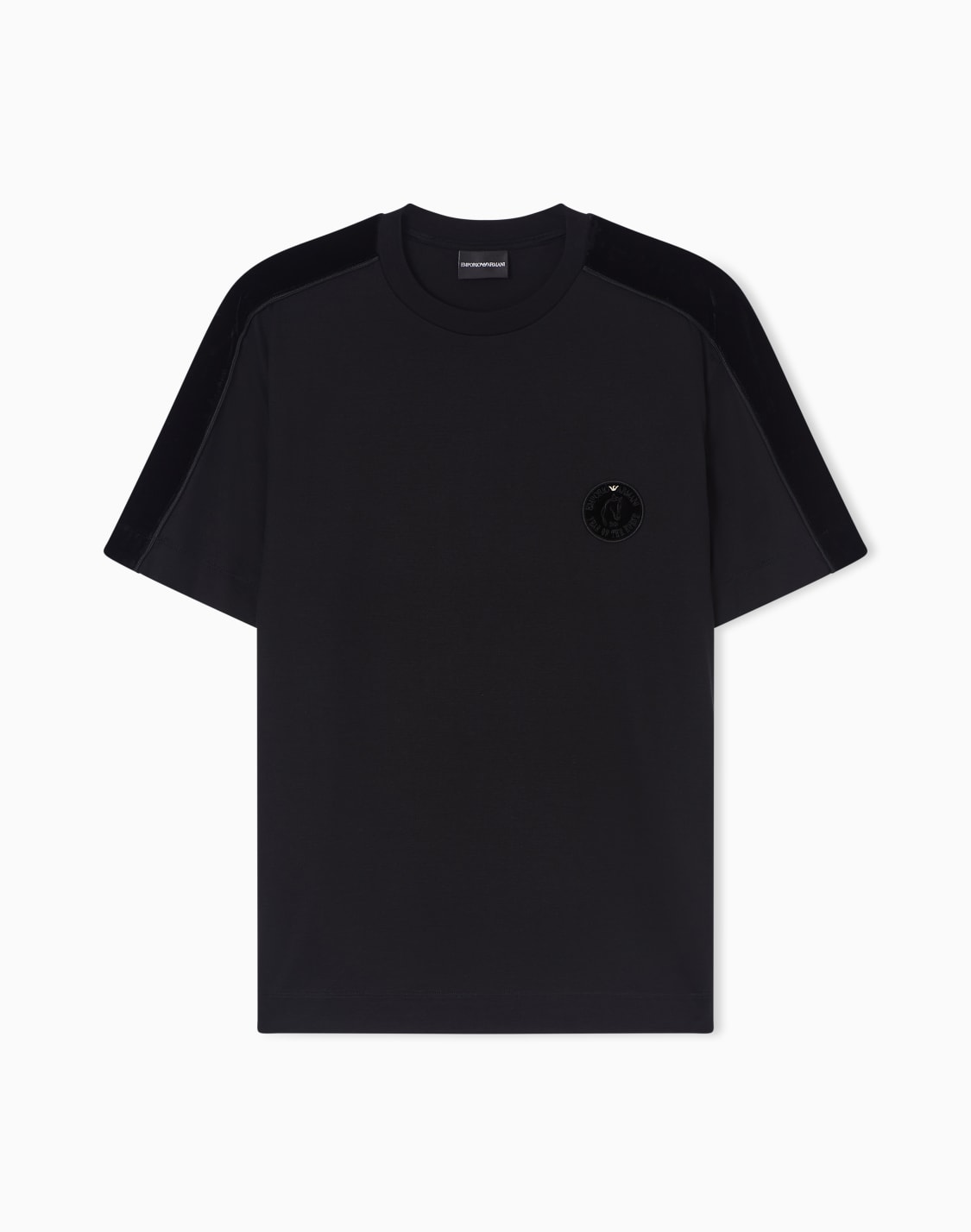 camisetas-regular-fit-negro--emporio-armani