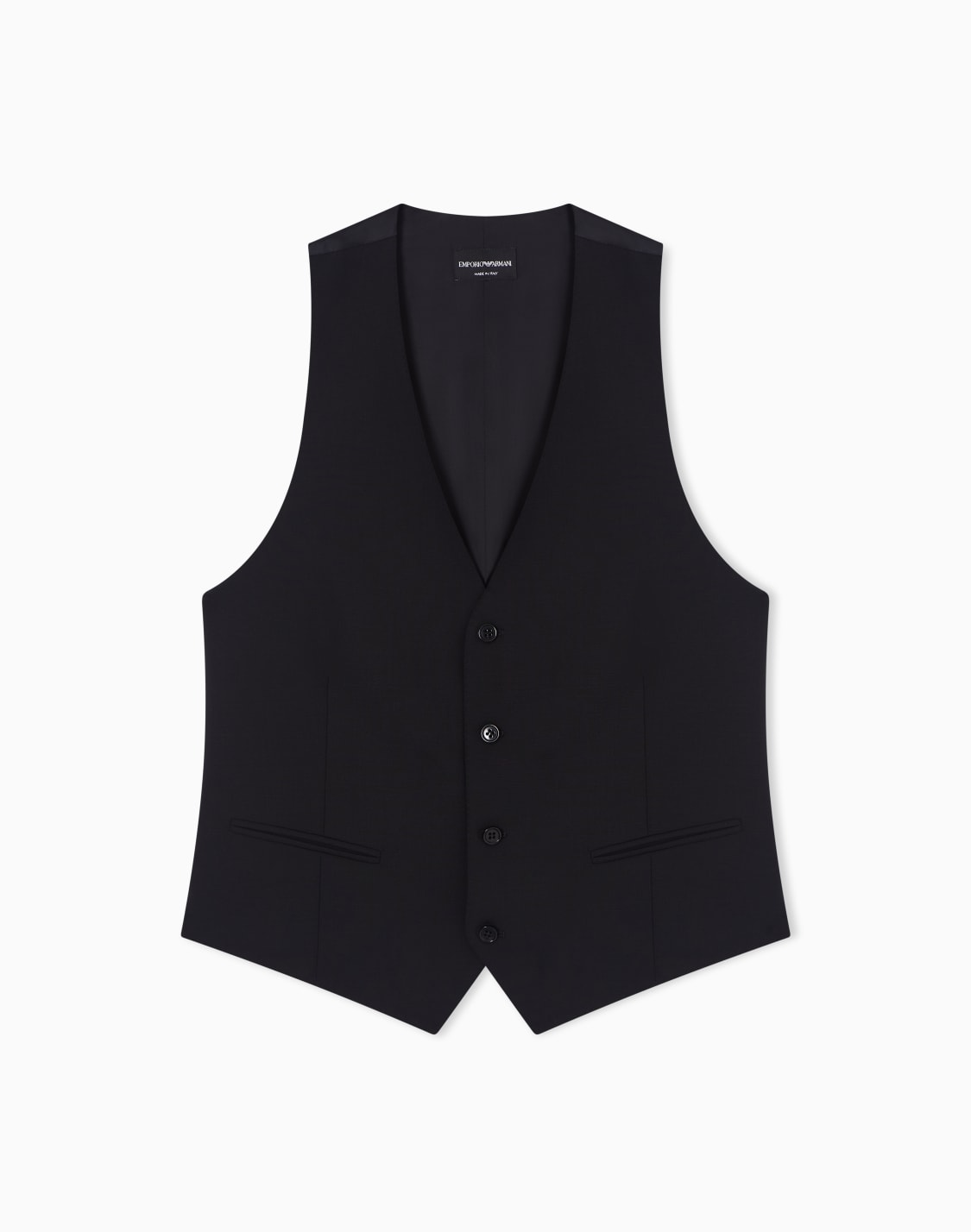 single-breasted-waistcoat-in-stretch-tropical-light-wool-canvas-black--emporio-armani