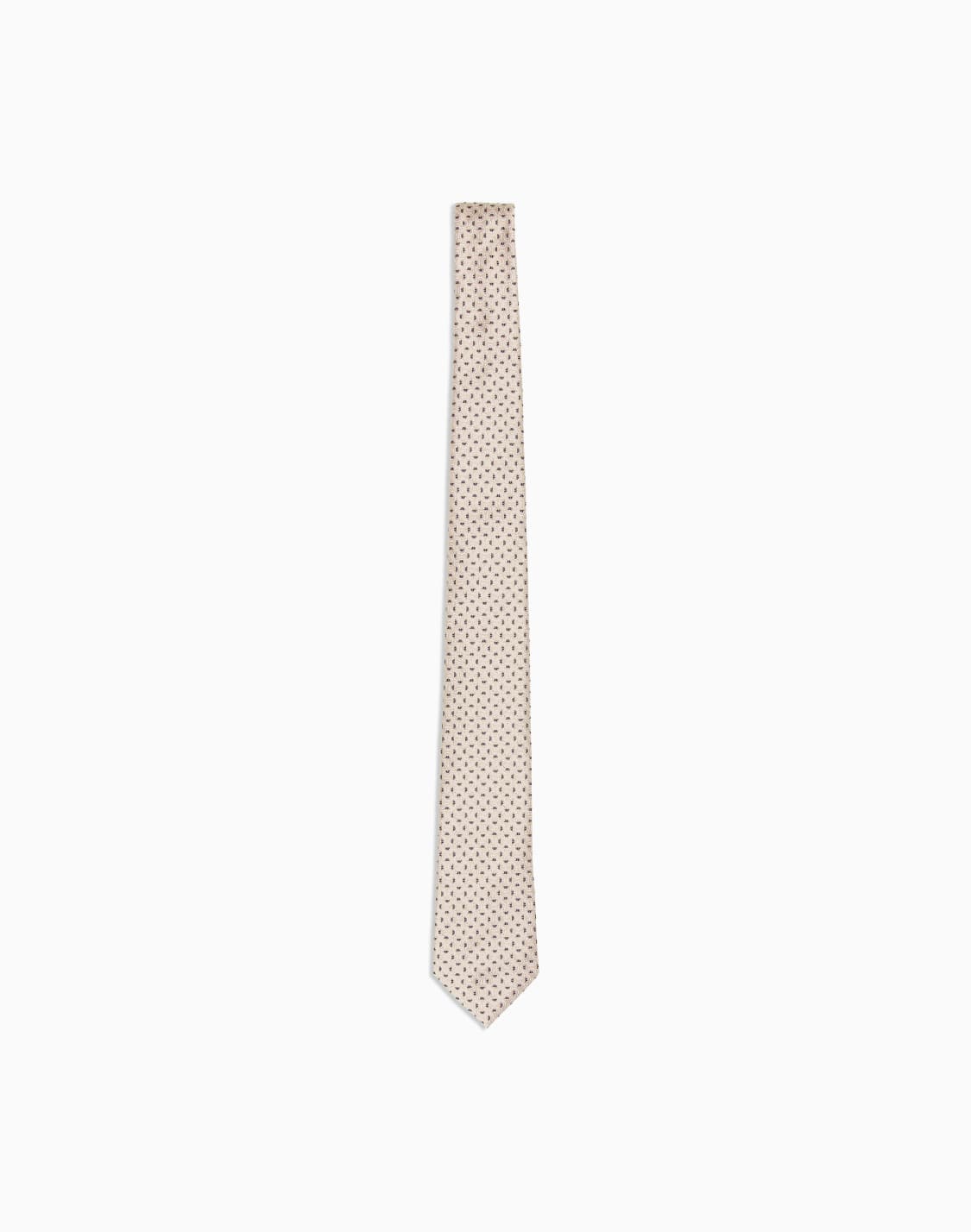 pure-silk-tie-with-jacquard-pattern-beige--emporio-armani