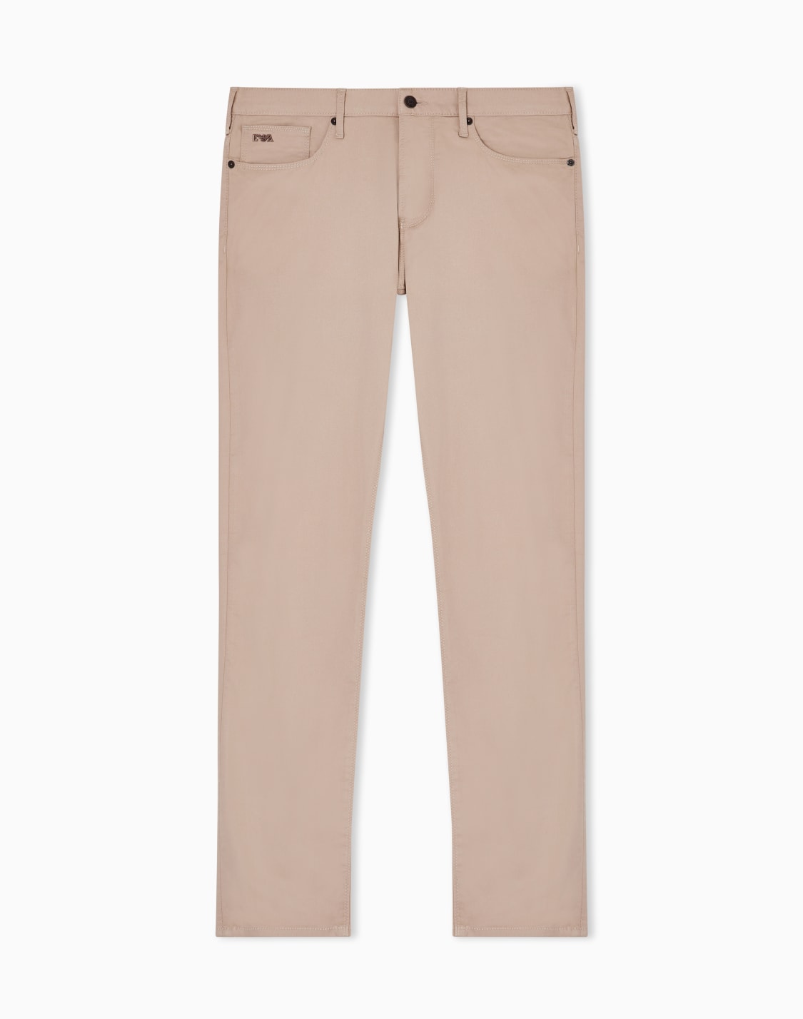 j06-slim-fit-trousers-in-stretch-canvas-beige--emporio-armani