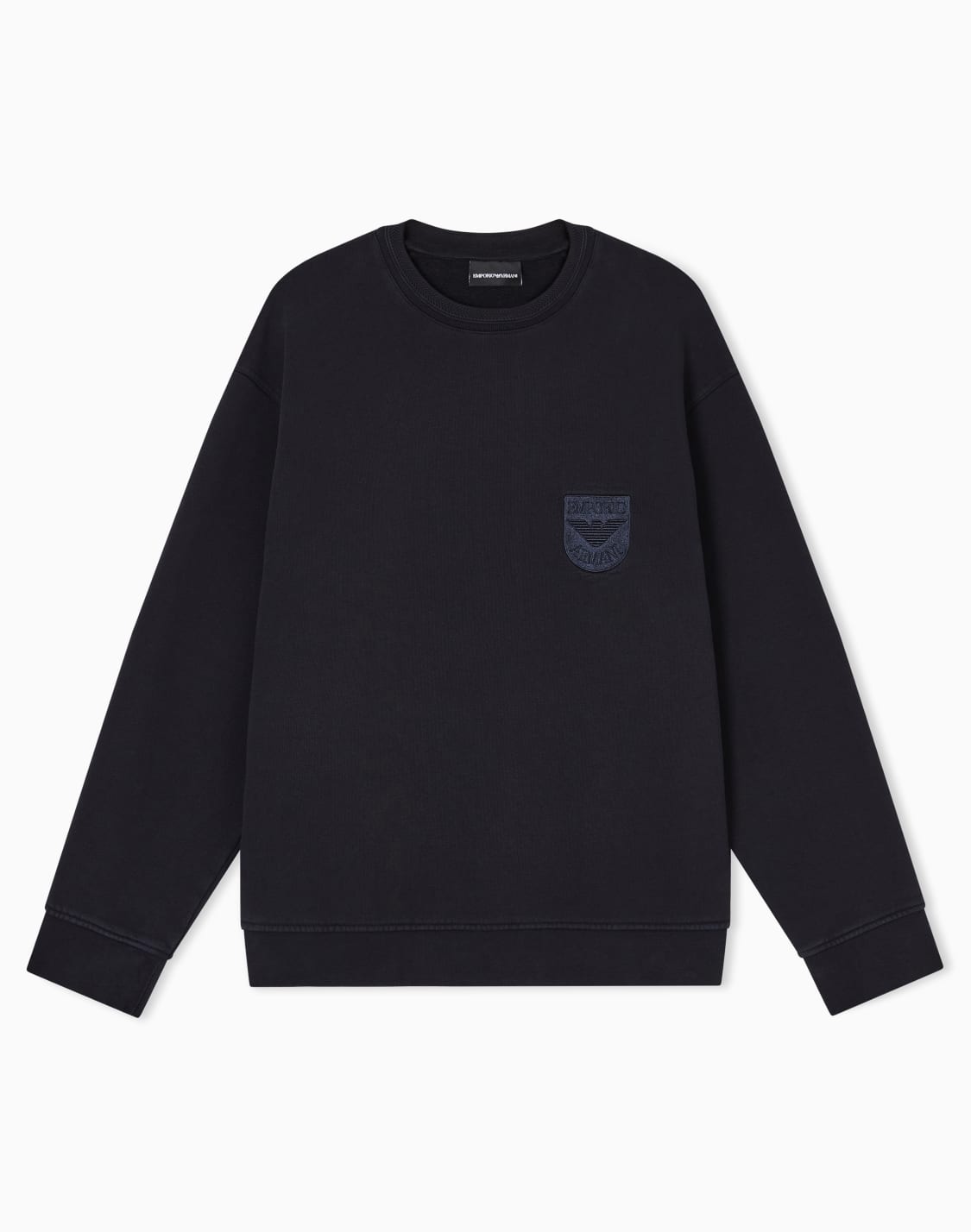 french-terry-jersey-sweatshirt-with-shield-embroidery-navy-blue--emporio-armani