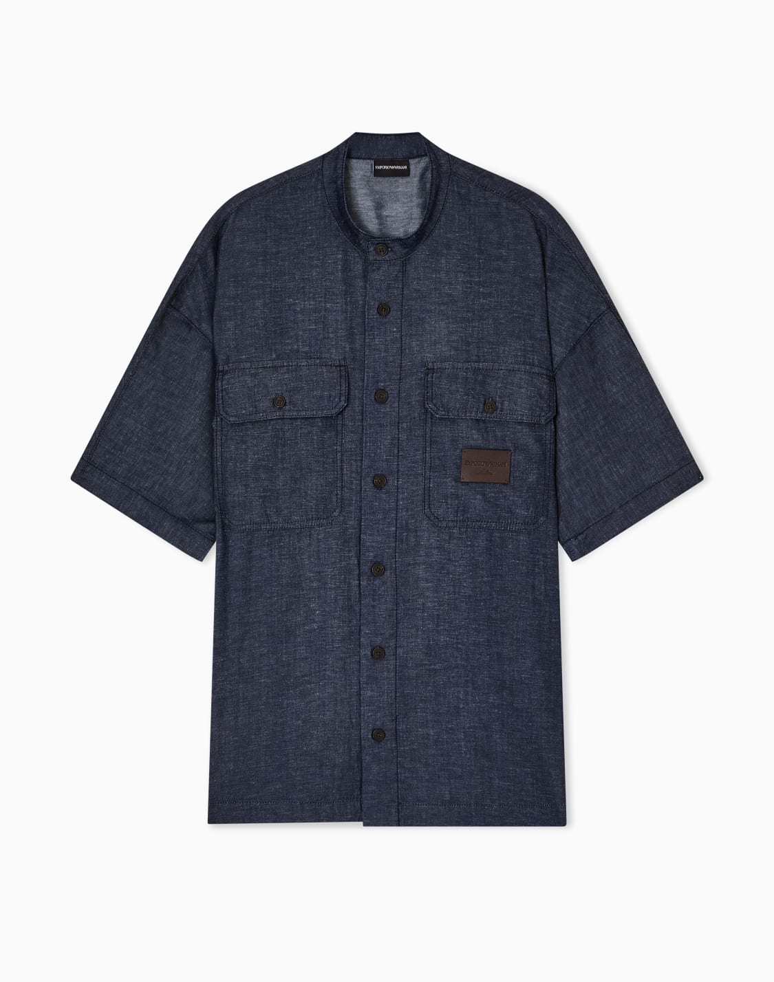 comfort-fit-shirt-in-capsule-denim-lyocell-blend-chambray-blue--emporio-armani