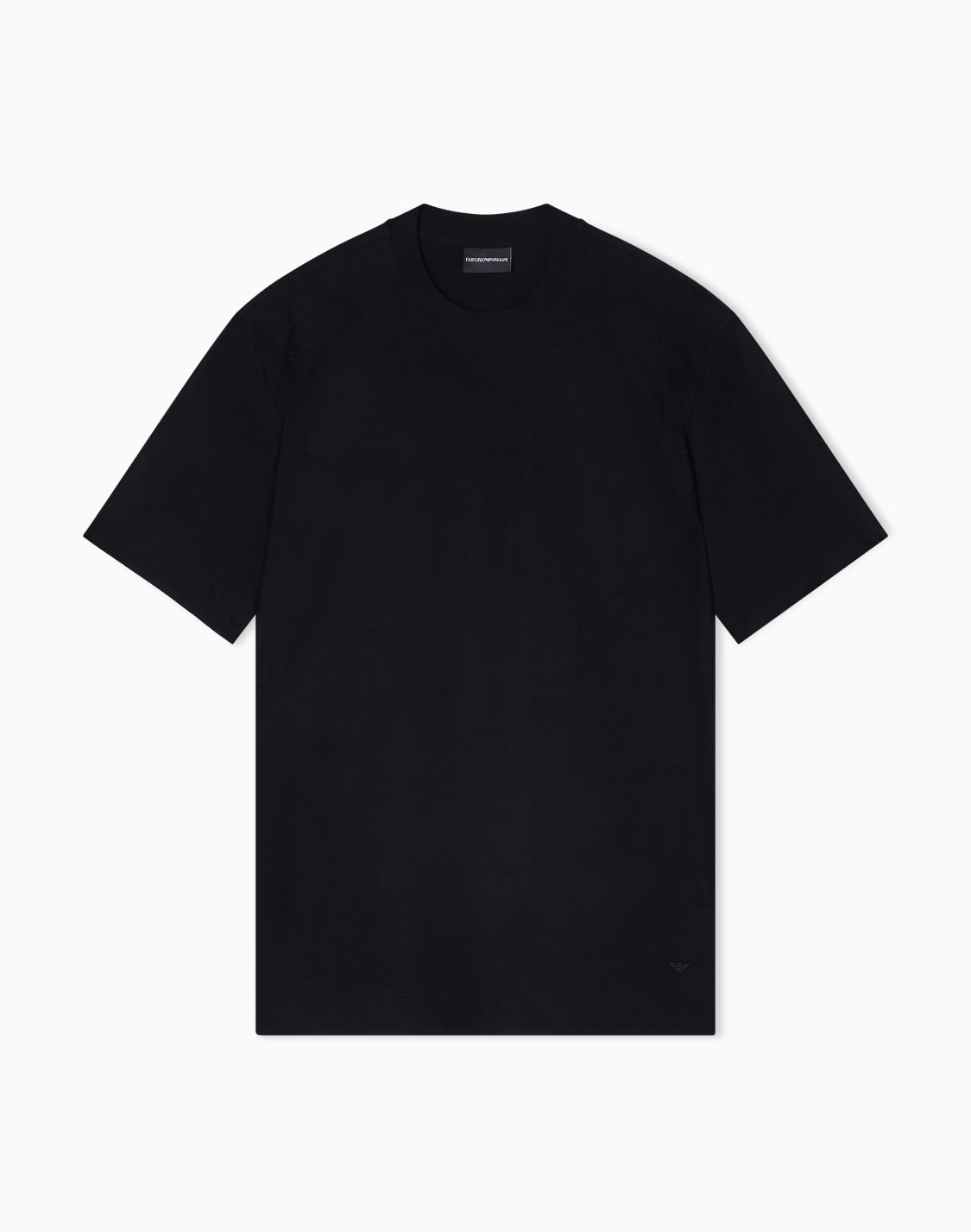 silk-jersey-t-shirt-with-knit-detail-black--emporio-armani