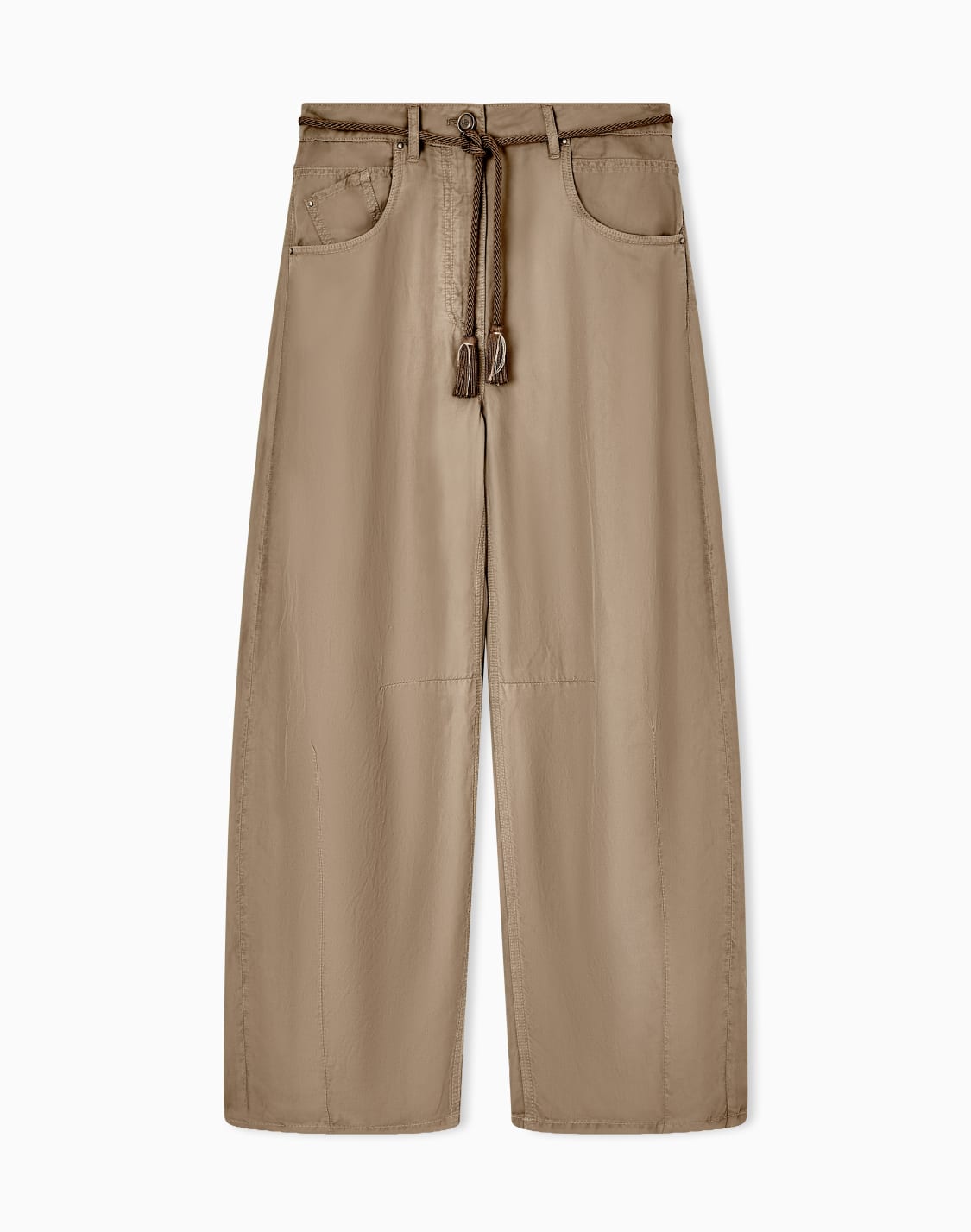pantalon-en-cupro-et-lin-avec-ceinture-marron--giorgio-armani