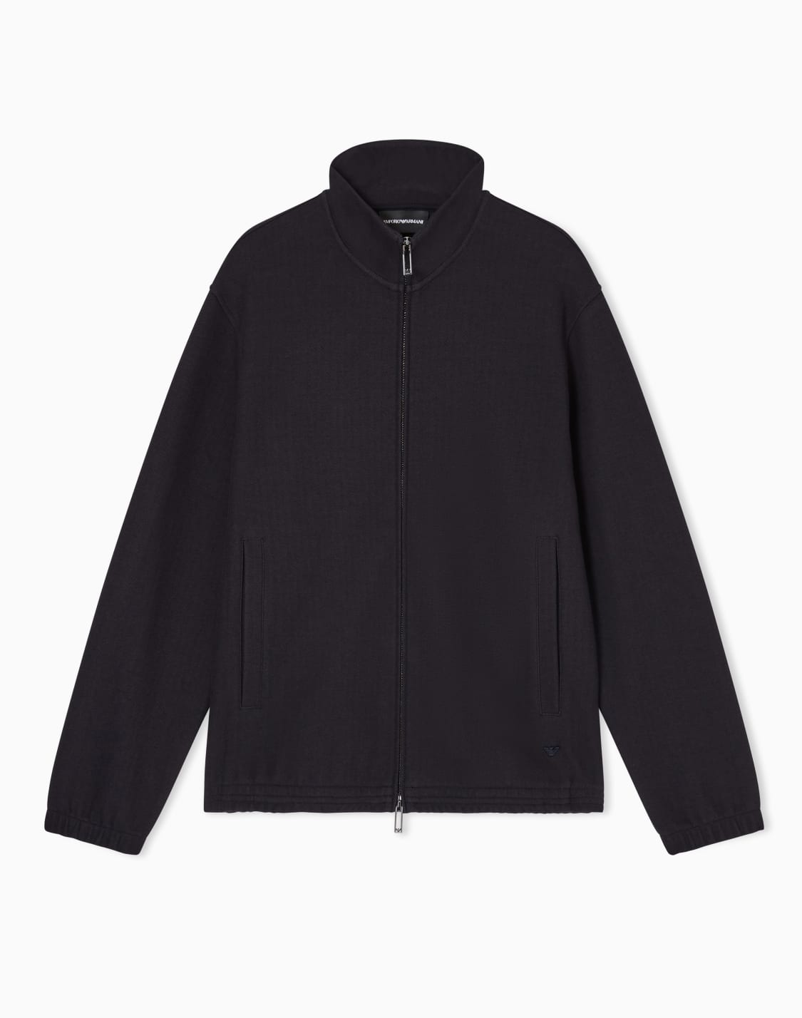 full-zip-sweatshirt-in-lyocell-blend-jacquard-interlock-jersey-navy-blue--emporio-armani