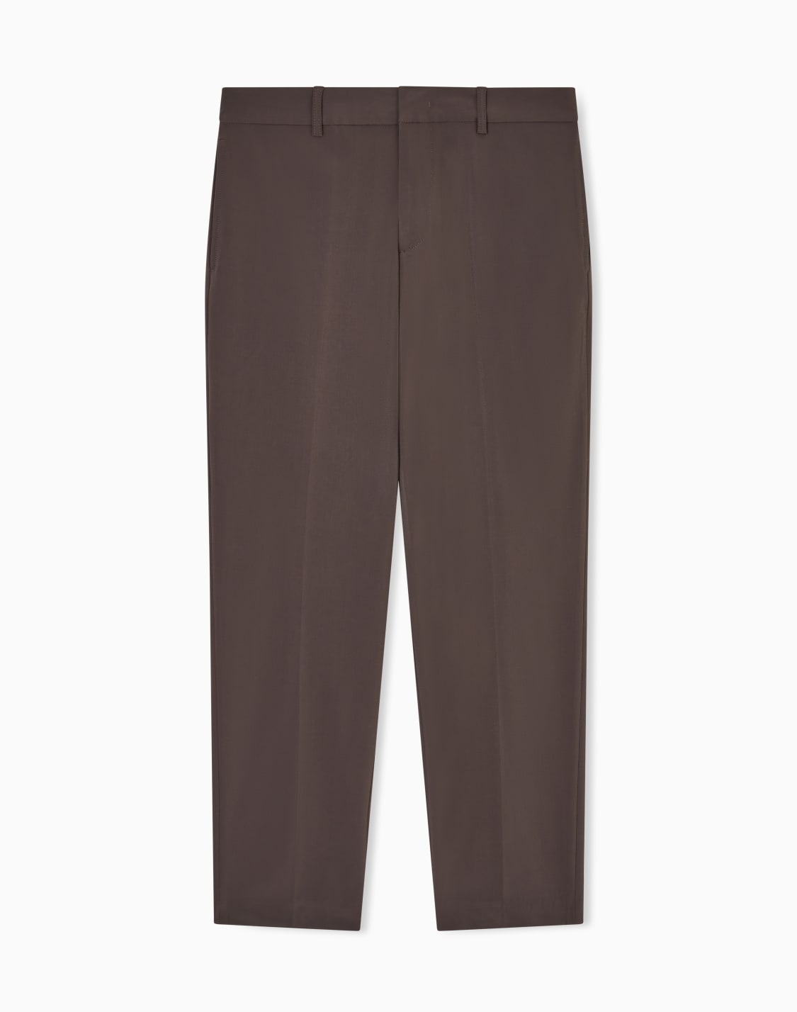 nylon-and-viscose-trousers-marrn--emporio-armani