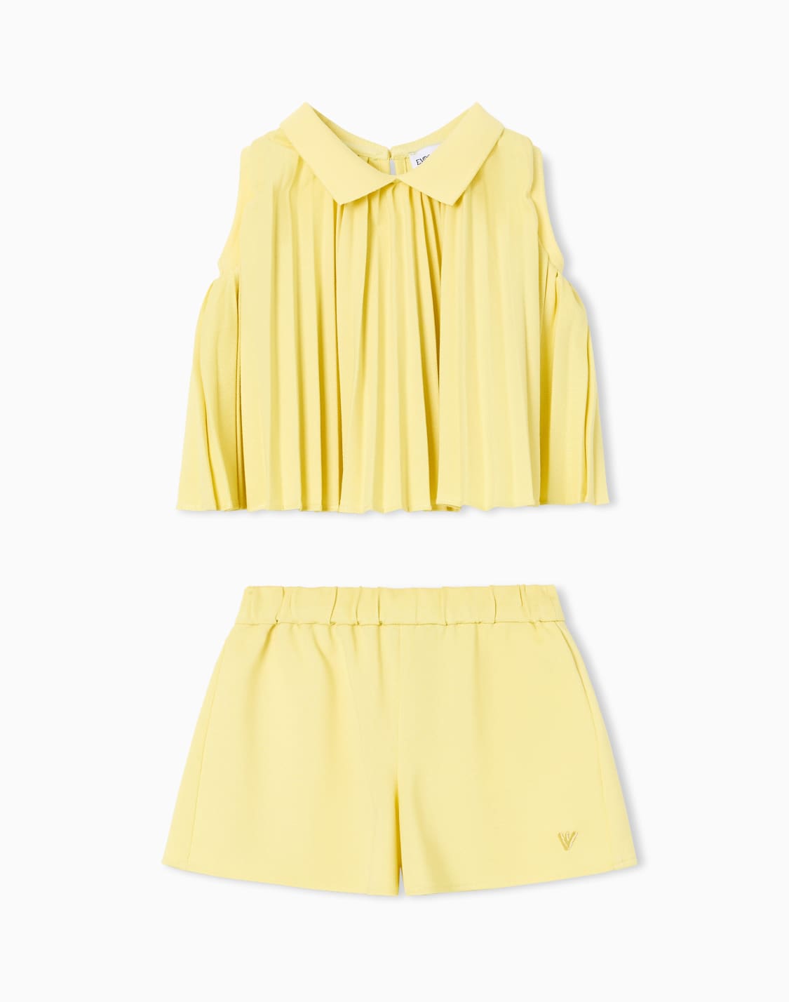 piqu-jersey-top-and-shorts-set-yellow--emporio-armani