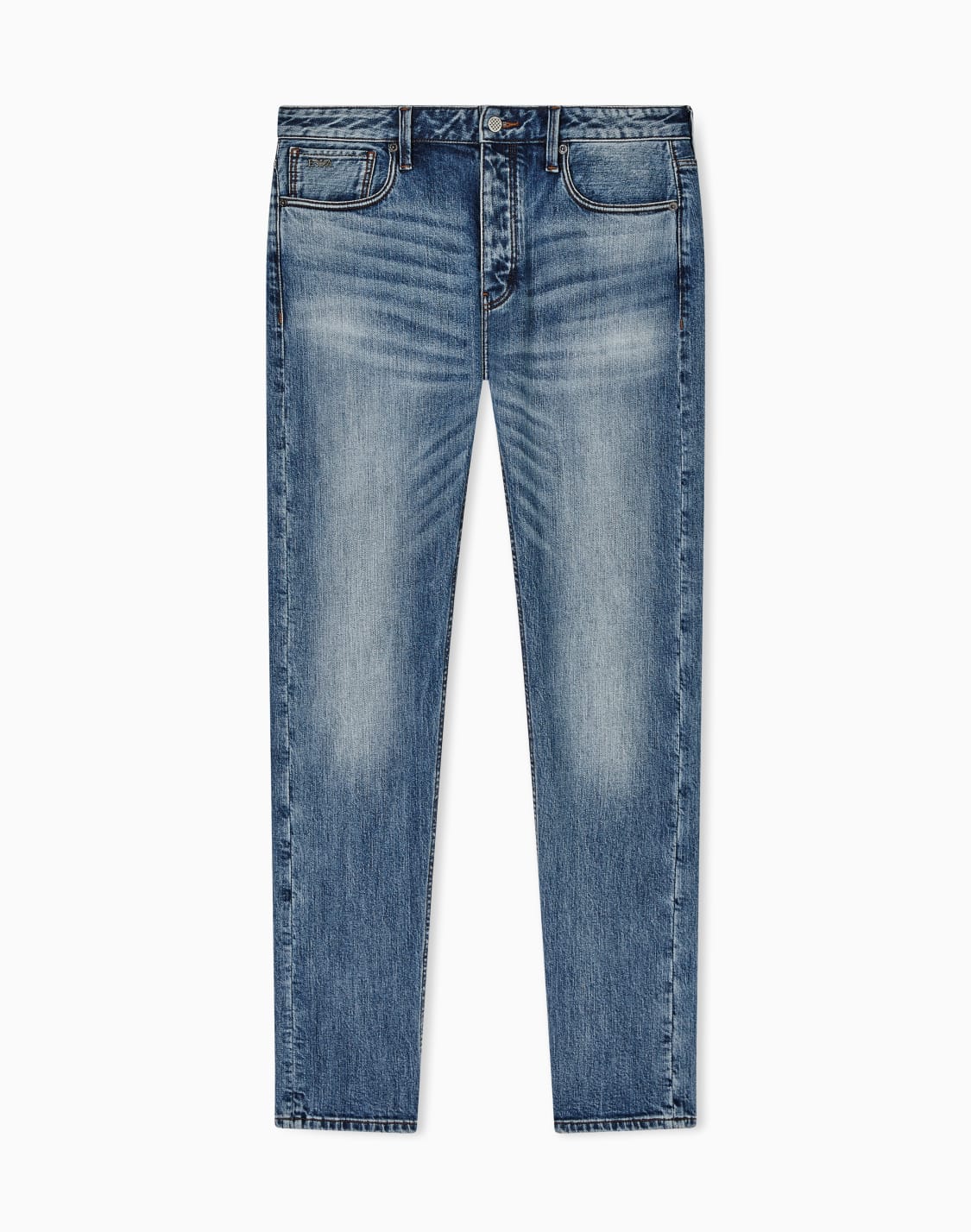 vaqueros-j75-slim-fit-en-denim-comfort-elstico-de-86-oz-lavado-a-la-piedra-azul--emporio-armani