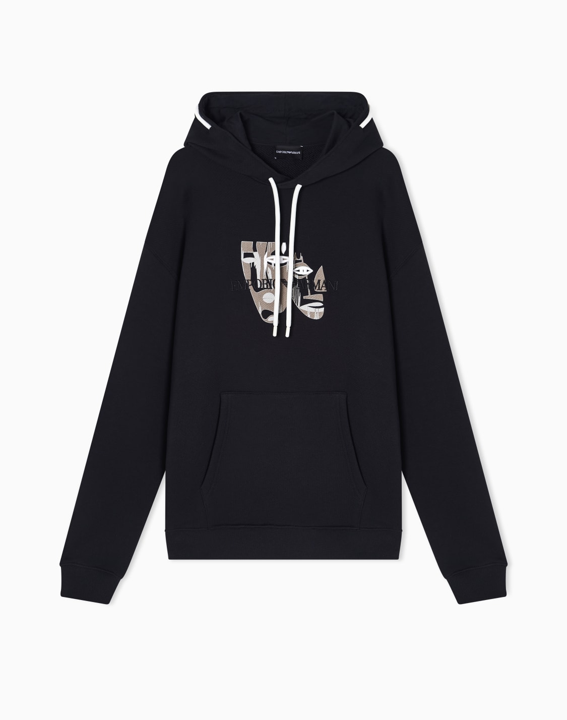 sudaderas-con-capucha-negro--emporio-armani