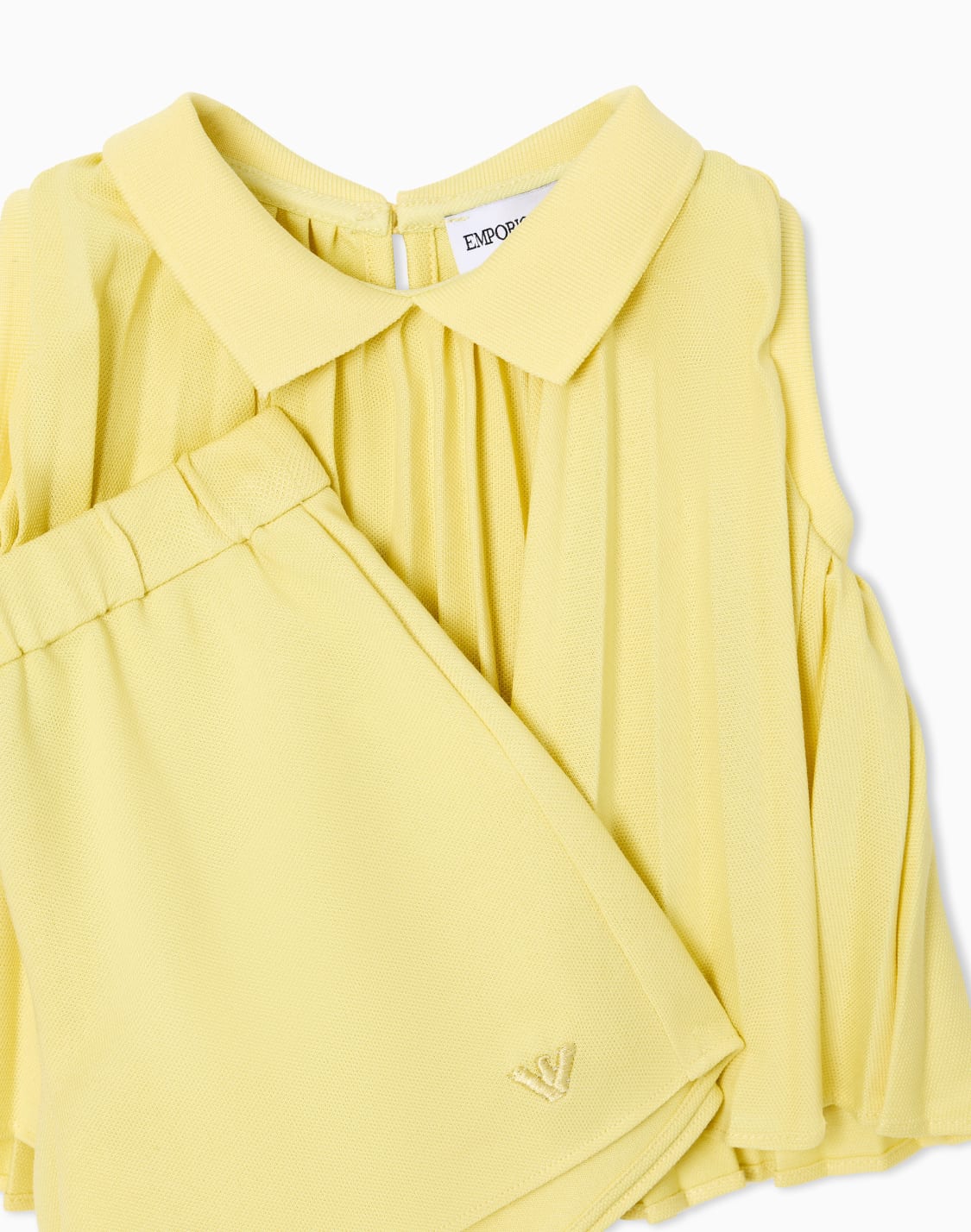 piqu-jersey-top-and-shorts-set-yellow--emporio-armani