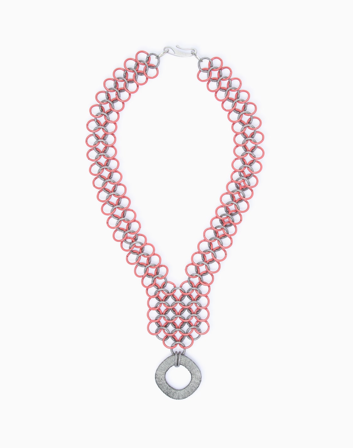 collana-con-anelli-di-alluminio-smaltati-rosso--giorgio-armani