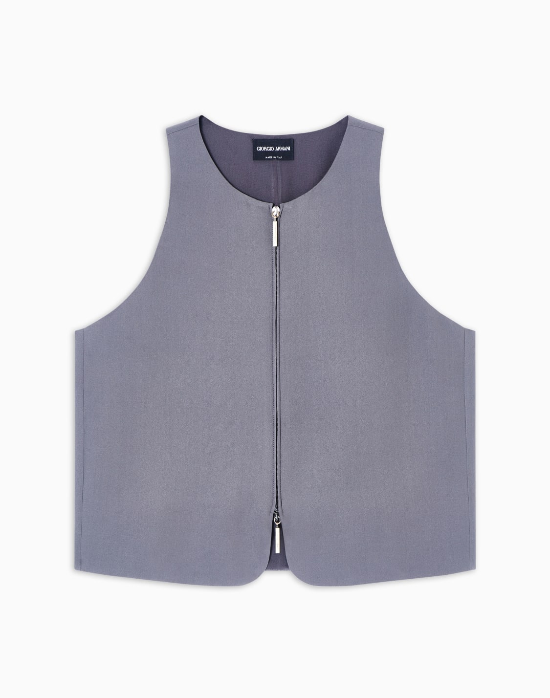 gilet-in-crepe-di-seta-lavata-grigio--giorgio-armani