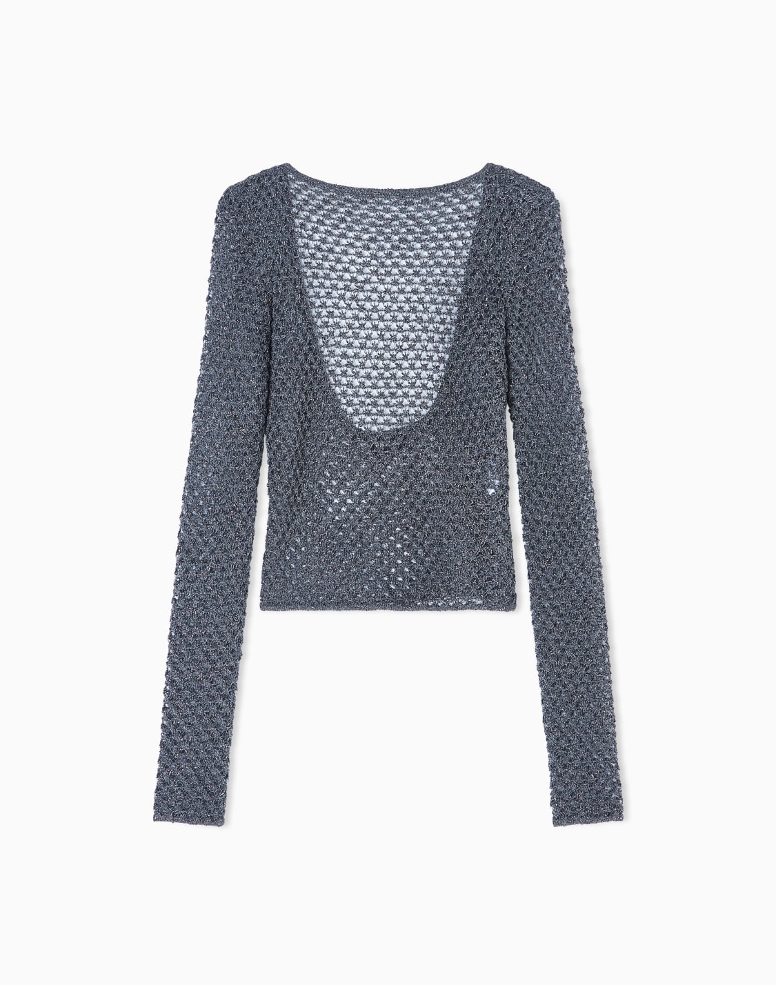 pullover-aus-viskose-und-metallic-wolle-grau--giorgio-armani