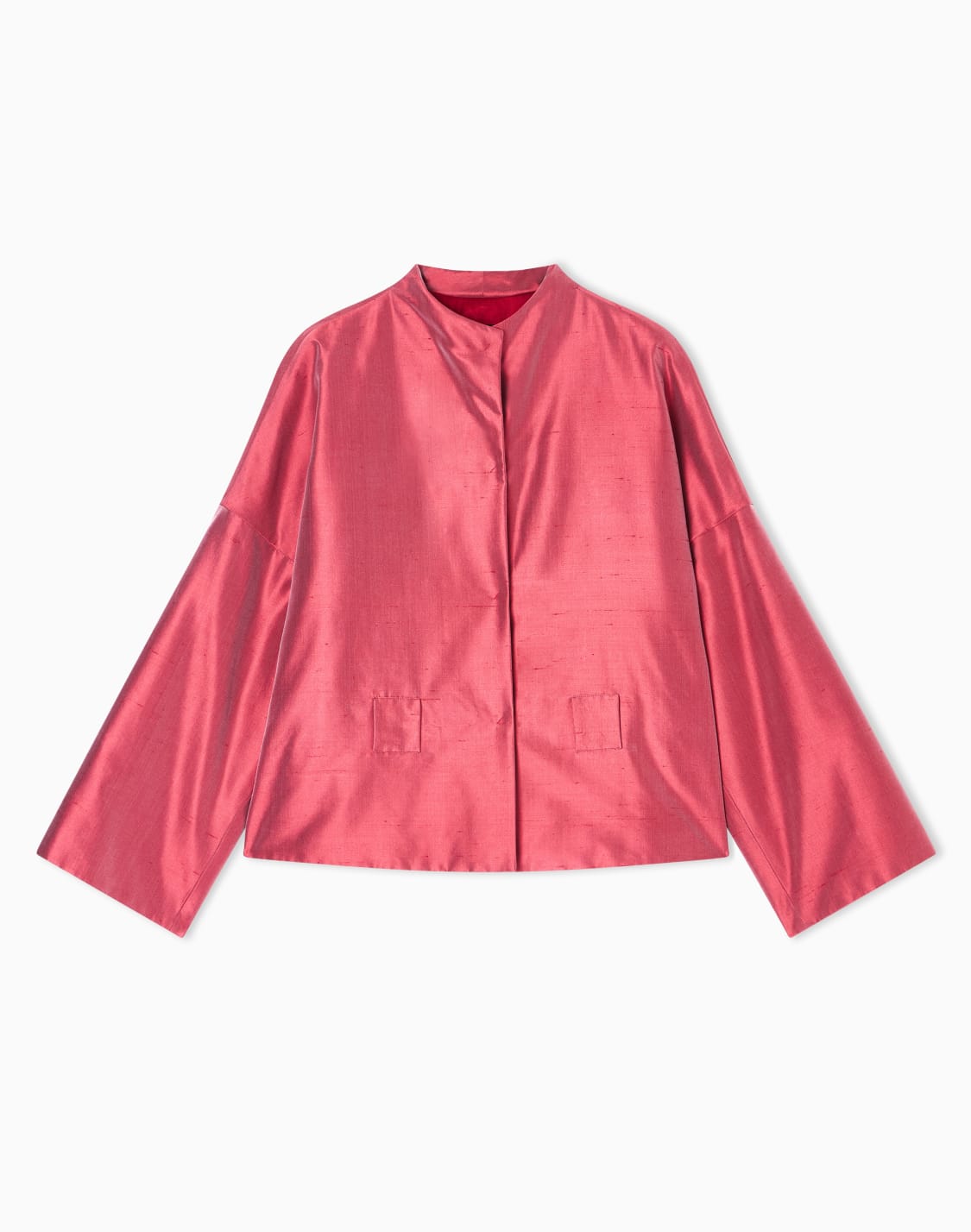 silk-shantung-jacket-with-belt-red--giorgio-armani
