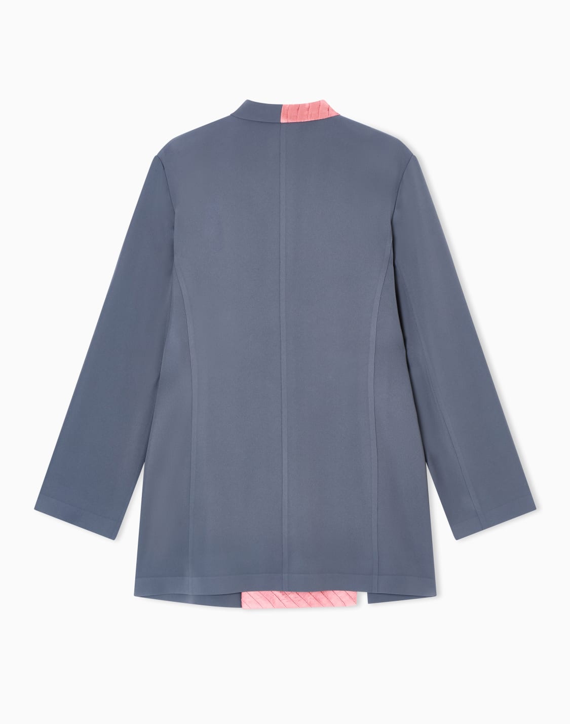 테크니컬-캐디-및-플리츠-실크-롱-재킷-그레이--giorgio-armani