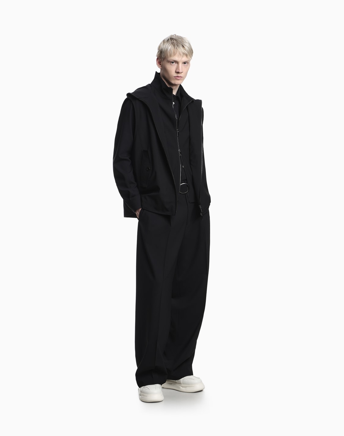 trousers-with-pleats-and-belt-in-stretch-wool-canvas-black--emporio-armani