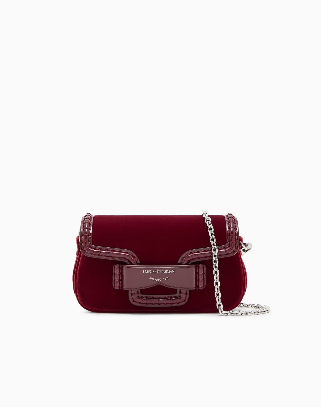 small-velvet-shoulder-bag-with-buckle---emporio-armani