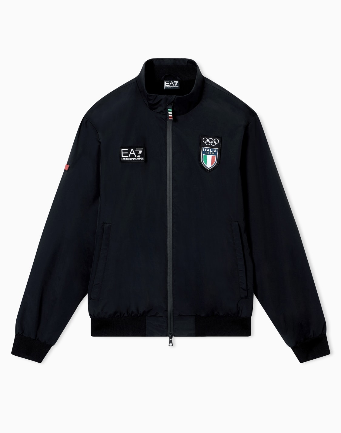 italia-team-milano-cortina-2026-giacca-sailor-full-zip-in-tessuto-tecnico-nero--ea7
