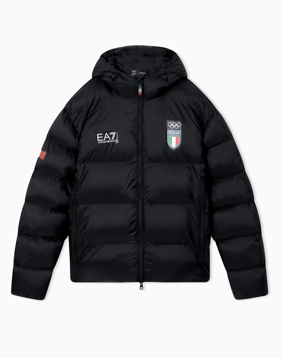 italia-team-milano-cortina-2026-giacca-piumino-imbottita-in-tessuto-ripstop-nero--ea7