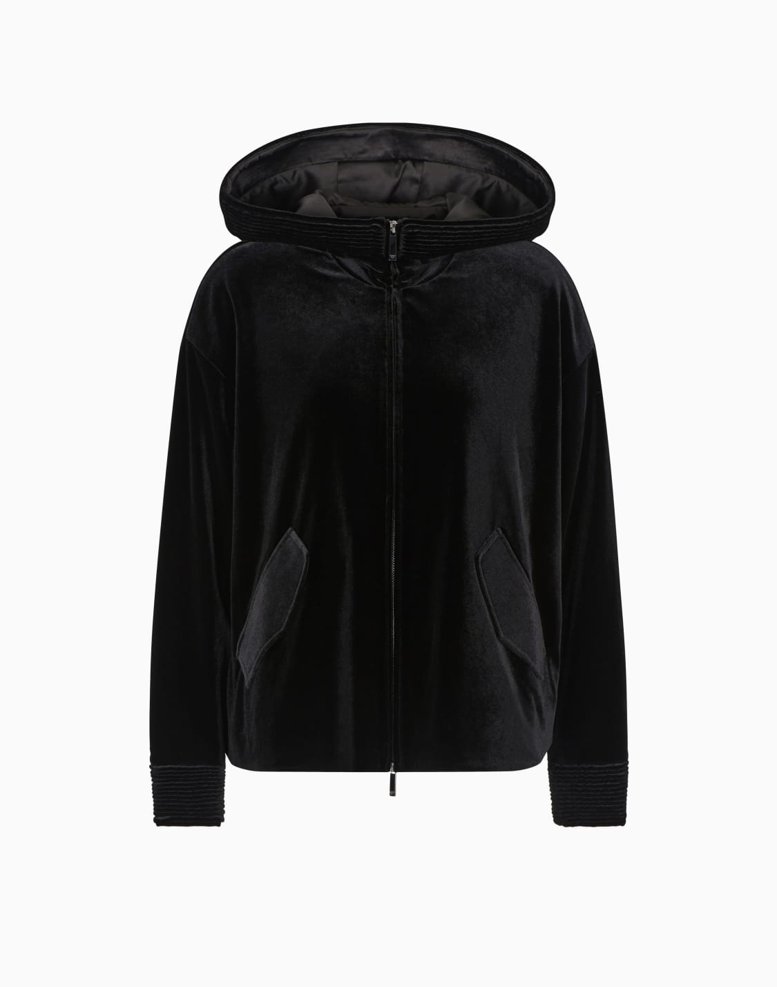 stretch-chenille-hooded-sweatshirt-black--emporio-armani