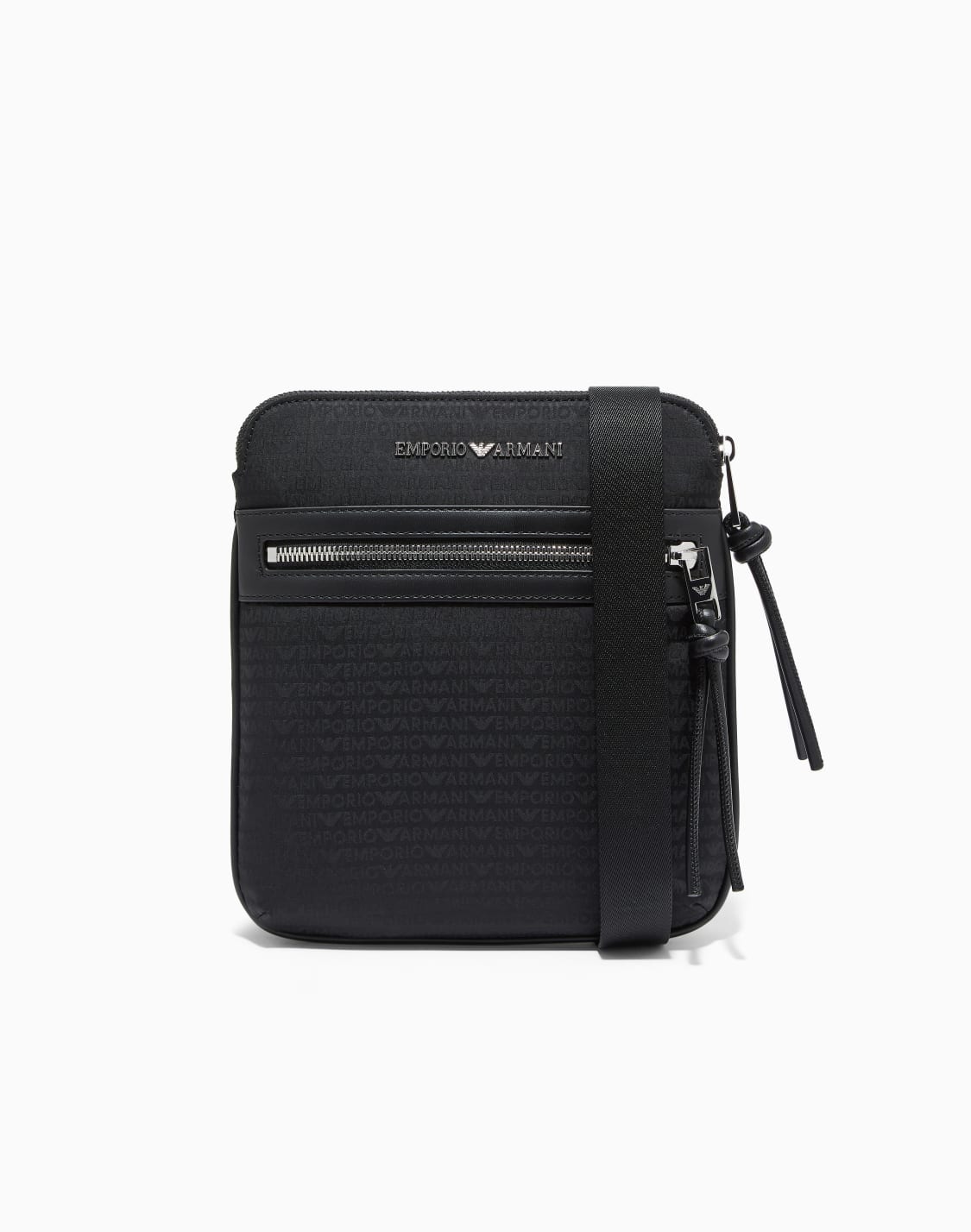 flat-shoulder-strap-in-nylon-monogram-lettering-black--emporio-armani