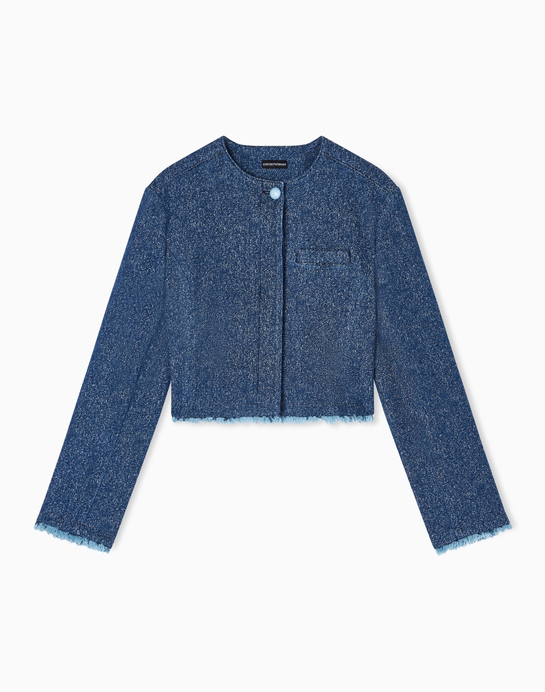 giacca-denim-con-frange-blu--emporio-armani