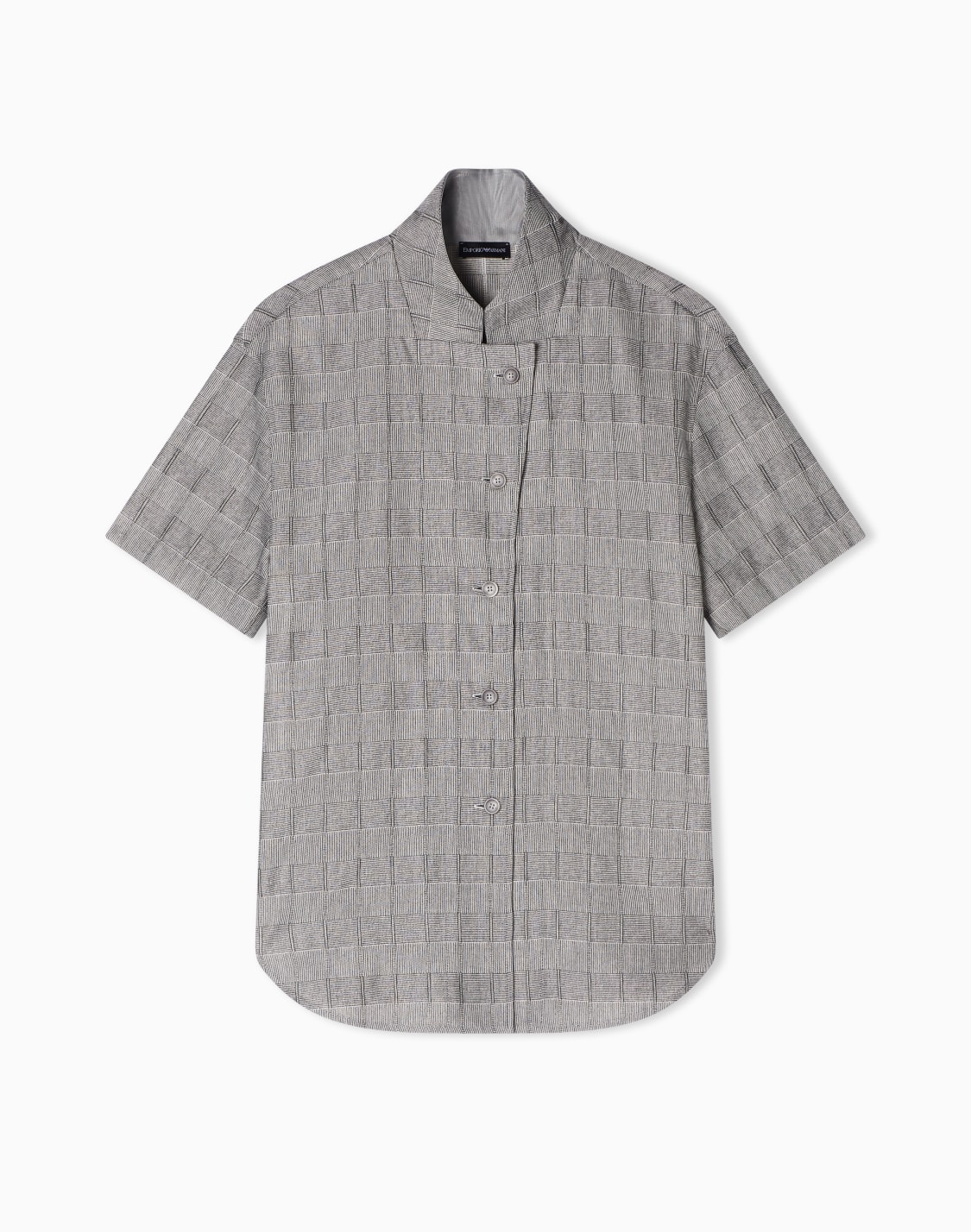 jacquard-shirt-with-op-art-check-motif-two-tone--emporio-armani